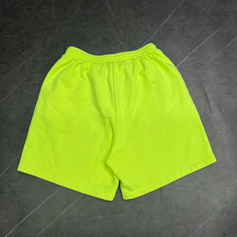 Balenciaga Balenciaga size S Fluorescent yellow double b embroidered Size US 26 / EU 42 - 2 Thumbnail