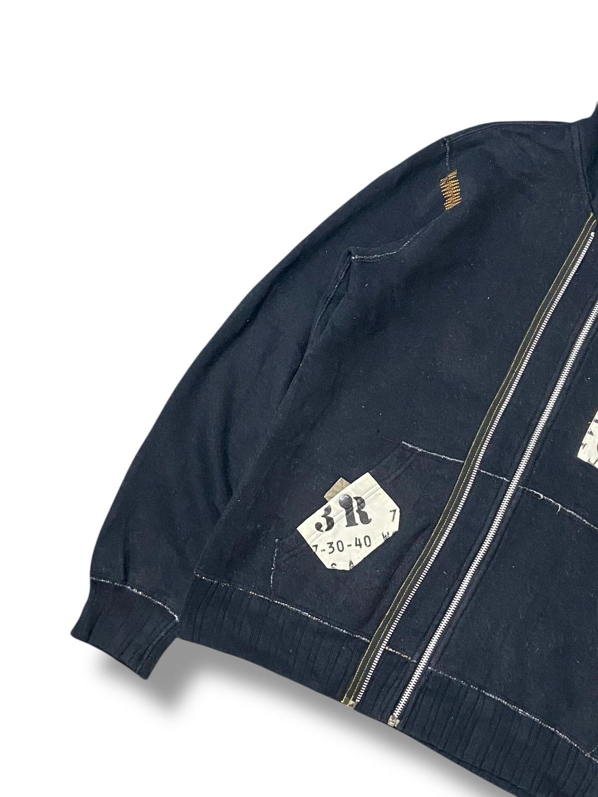 Avirex × Japanese Brand × Vintage AVIREX Brand Zipper Hoodie Jacket with Patches (118) Size US XS / EU 42 / 0 - 3 Thumbnail