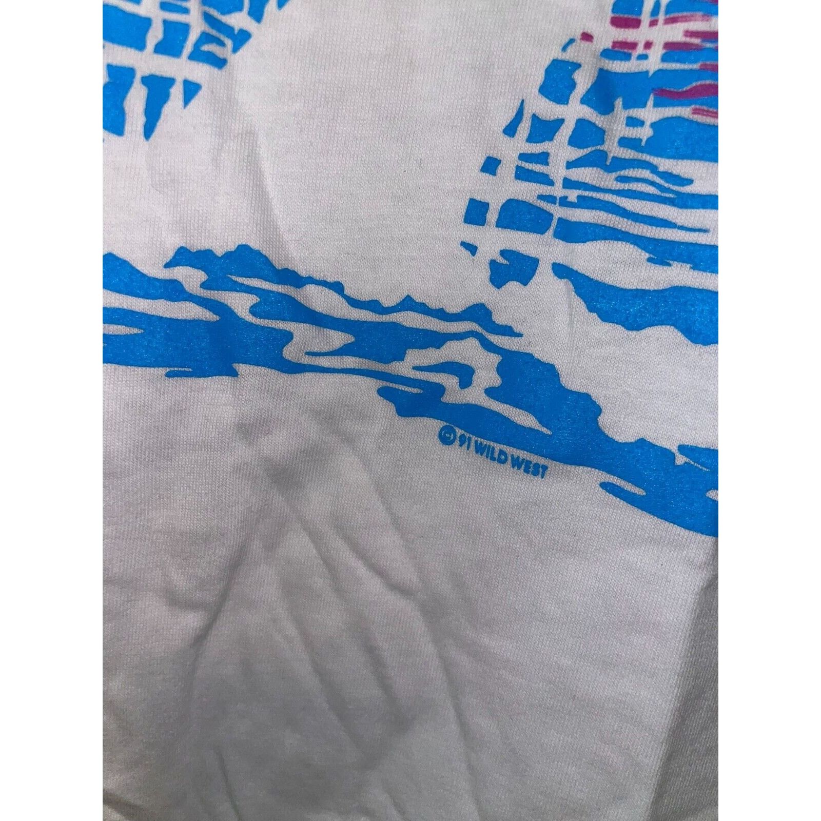 Jerzees Vintage Test Print Shirt YMCA Rockies Whale Tail Tee Summer Size US M / EU 48-50 / 2 - 8 Thumbnail