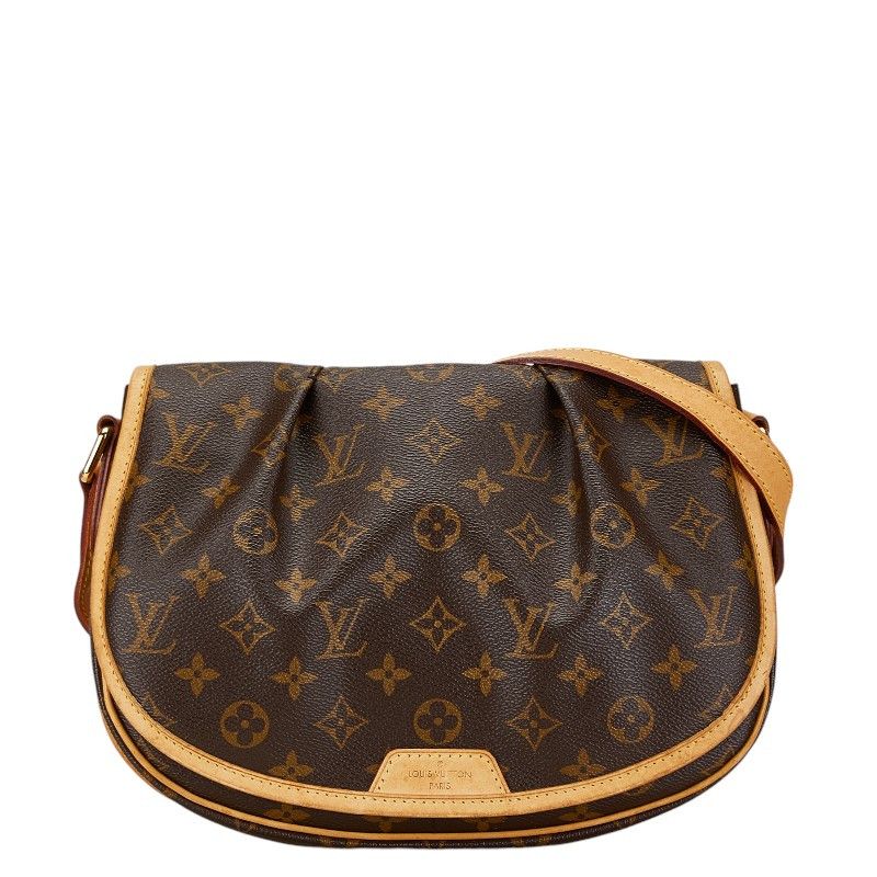Louis Vuitton Louis Vuitton Louis Vuitton Monogram Menilmontant PM Shoulder Bag Canvas Crossbody Bag M40474 in Very Good Condition Size ONE SIZE - 1 Thumbnail