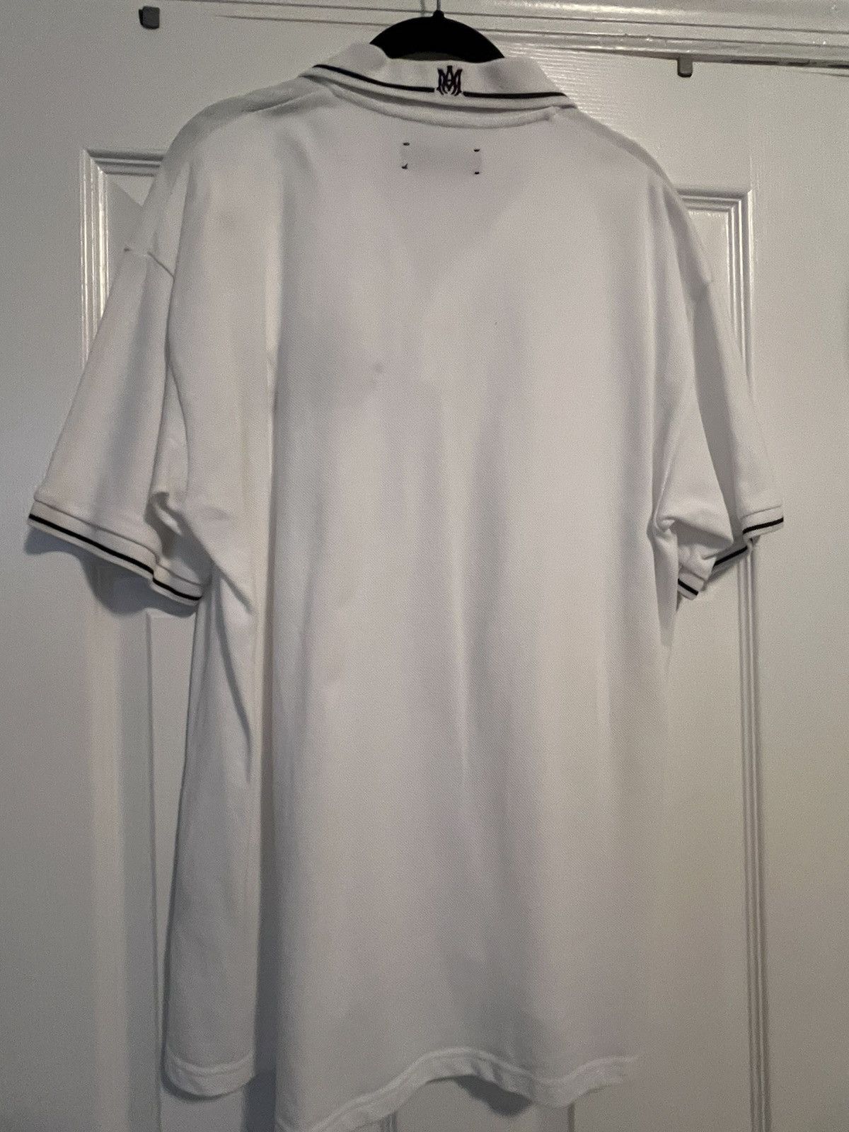 Amiri AMIRI Logo-Embroidered Polo Shirt Size Medium Size US M / EU 48-50 / 2 - 3 Thumbnail