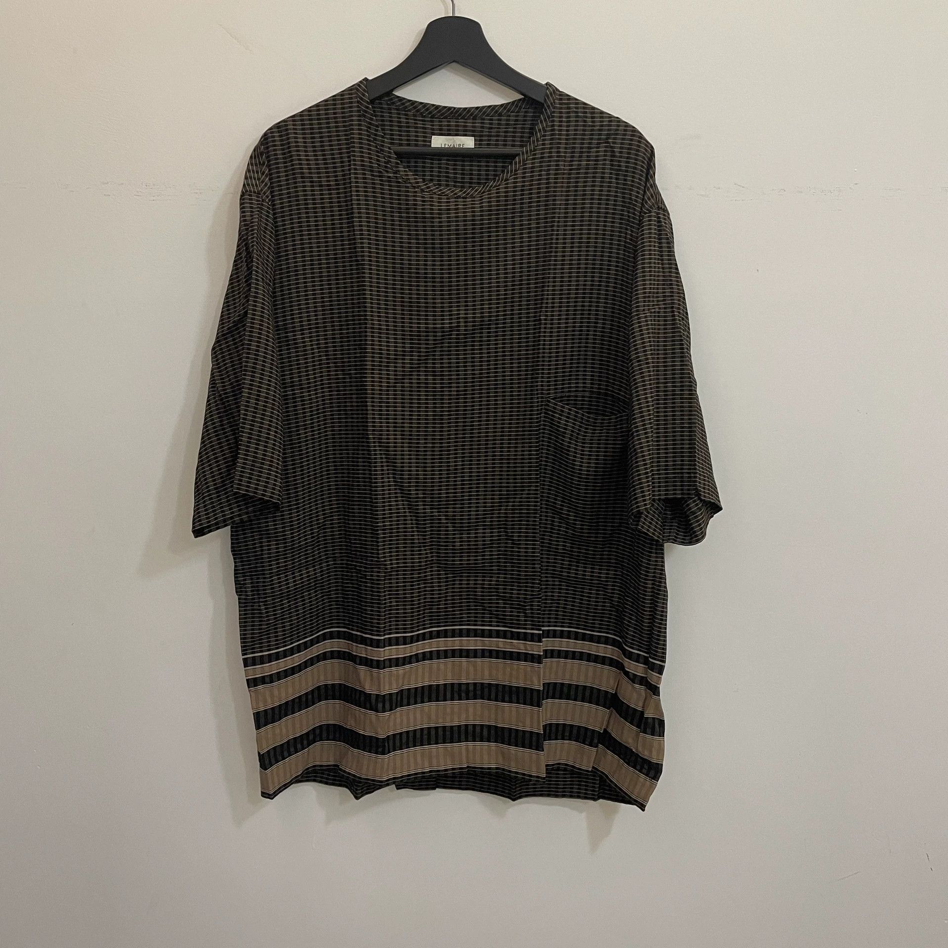 Lemaire Lemaire 19SS Check Panel Short Sleeve Size US M / EU 48-50 / 2 - 1 Thumbnail