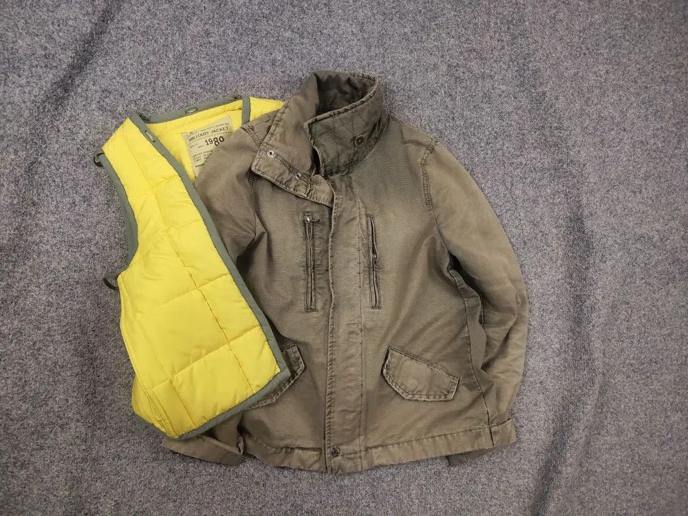 Zadig & Voltaire Zadig & Voltaire Design Caban Military Jacket Vintage Canvas Size US S / EU 44-46 / 1 - 1 Thumbnail