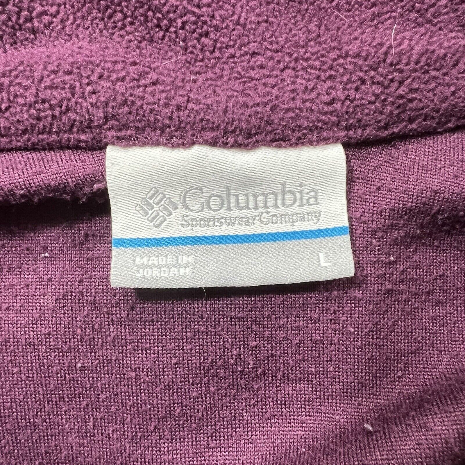 Columbia Columbia Sportswear 1/4 Zip Fleece Purple Sweatshirt Jacket Size L / US 10 / IT 46 - 3 Thumbnail