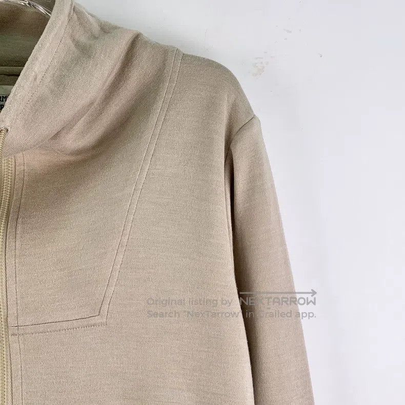 Other Hermes Khaki logo embroidered cotton stand collar zipper l Size M / US 6-8 / IT 42-44 - 3 Thumbnail