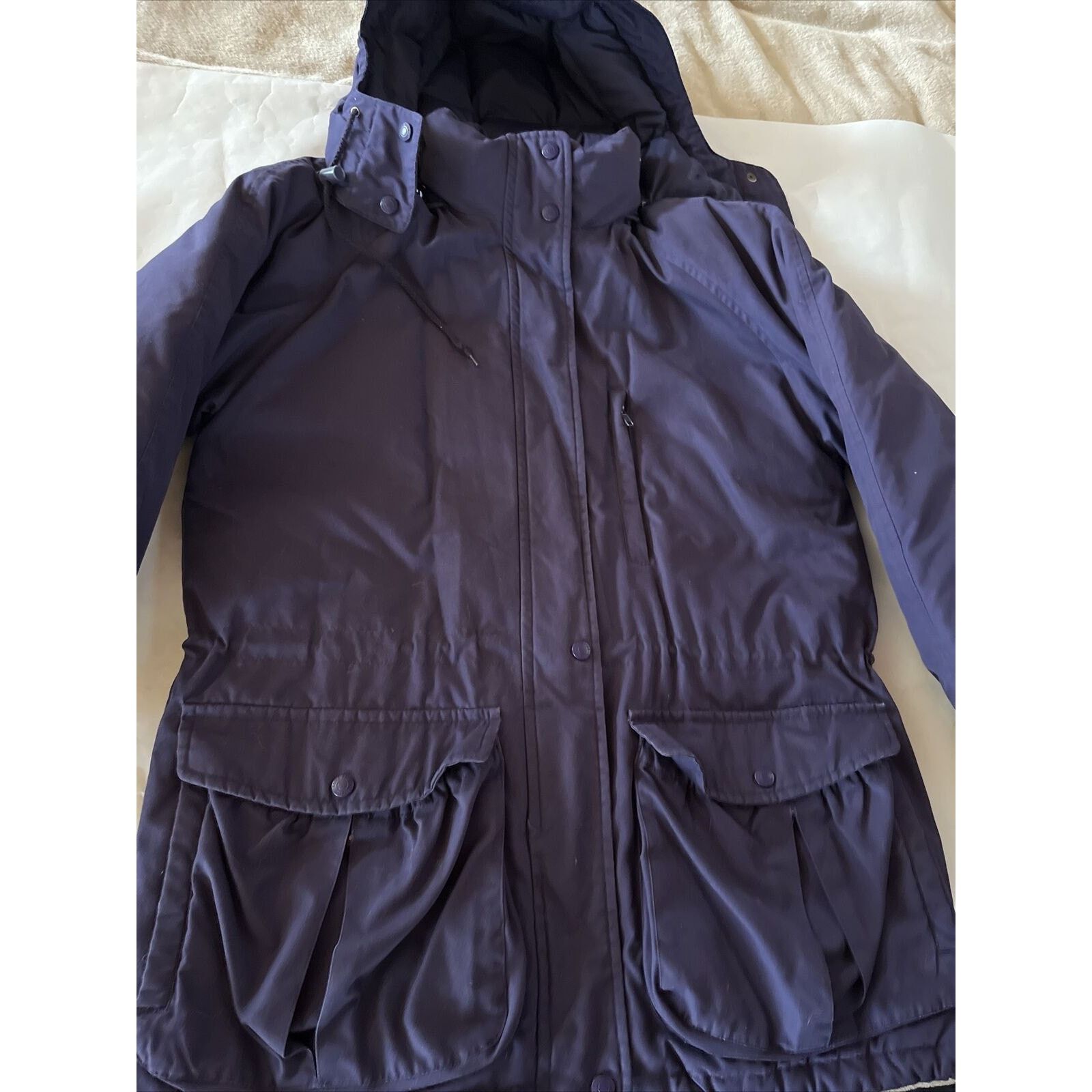 Eddie Bauer Eddie Bauer Vintage Women’s Large Purple LS Goose Down Coat Size L / US 10 / IT 46 - 5 Thumbnail