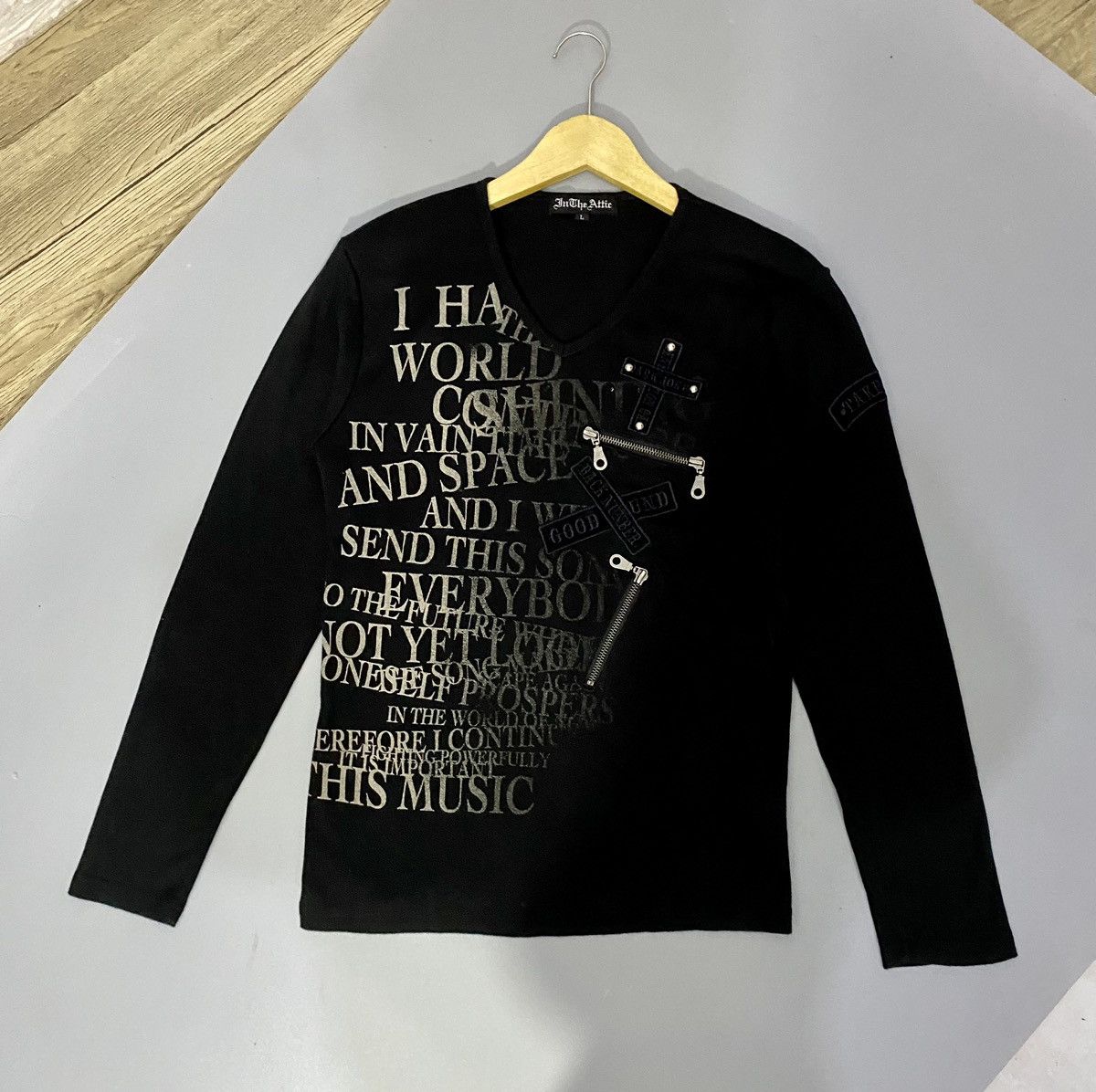 In The Attic 💥Bondage💥In The Attic Poem Longsleeve Size US L / EU 52-54 / 3 - 2 Thumbnail
