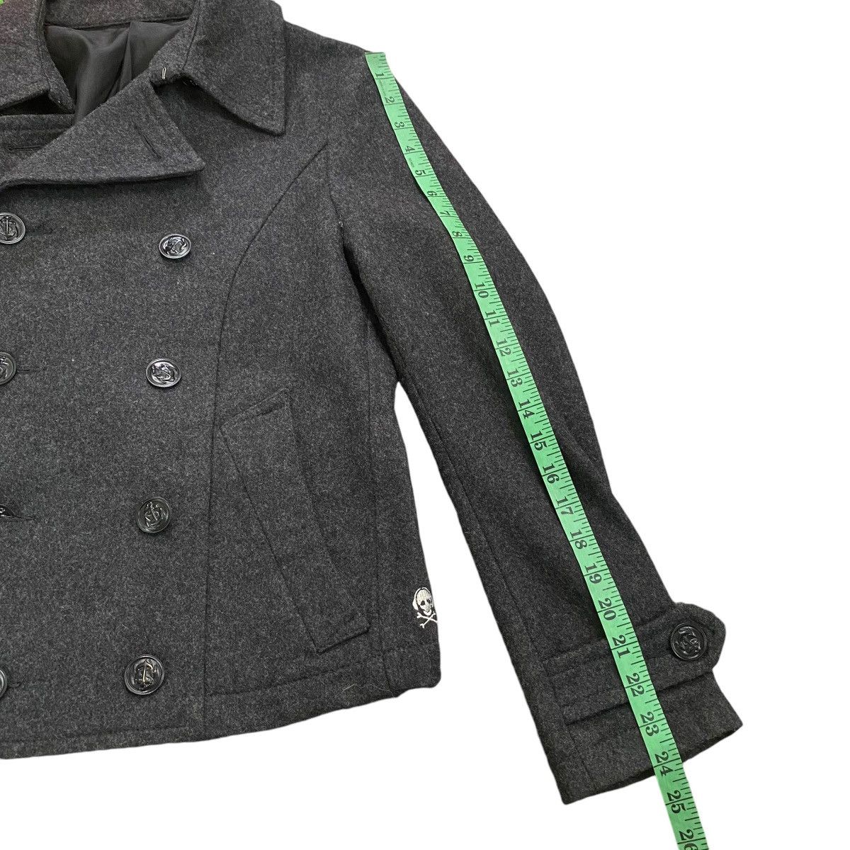 Japanese Brand × PPFM × Vintage Vintage Ppfm Peacoat Button Jacket S Size Darkgrey Colour Size US S / EU 44-46 / 1 - 13 Thumbnail