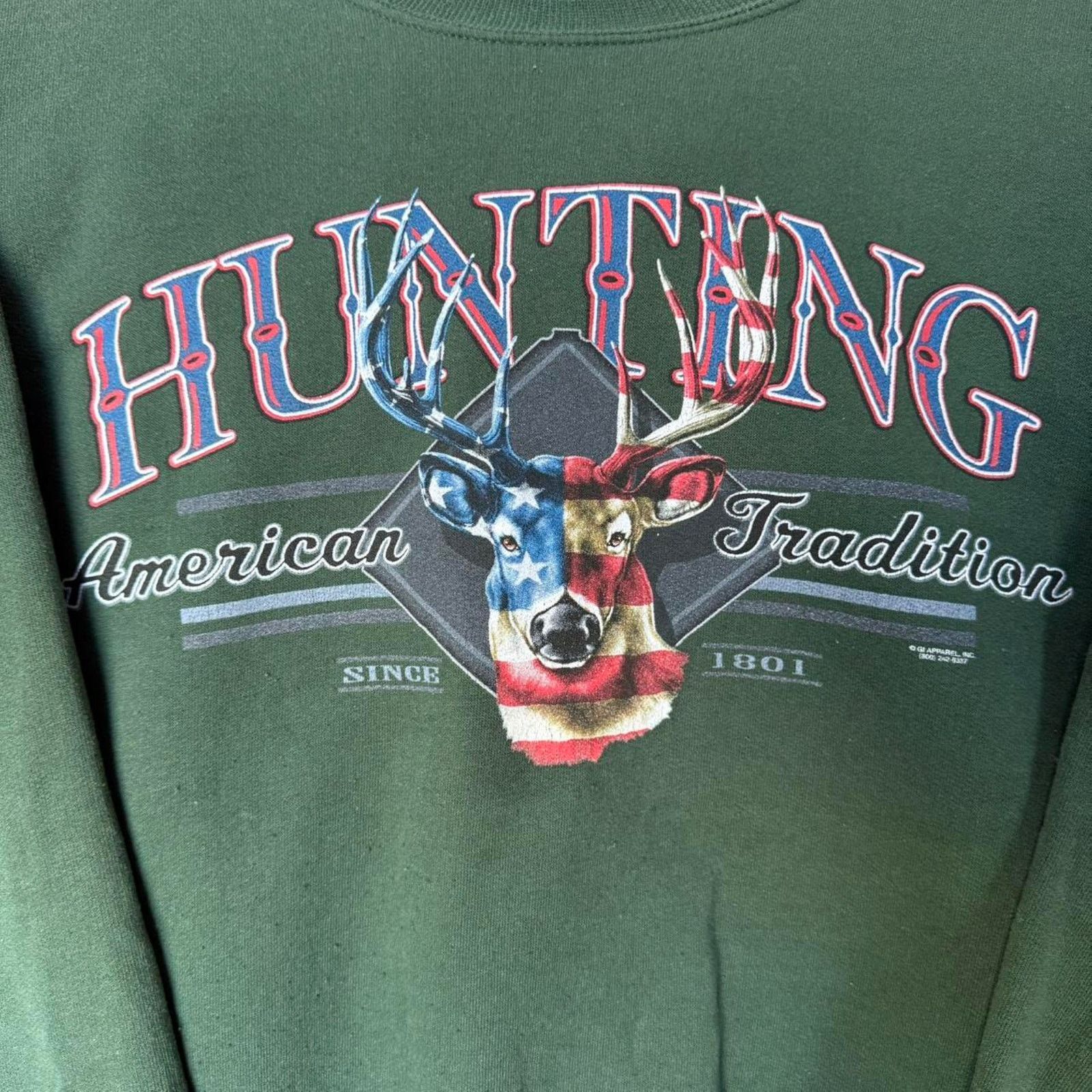 Other Vintage y2k hunting deer sweatshirt Size US XL / EU 56 / 4 - 5 Thumbnail