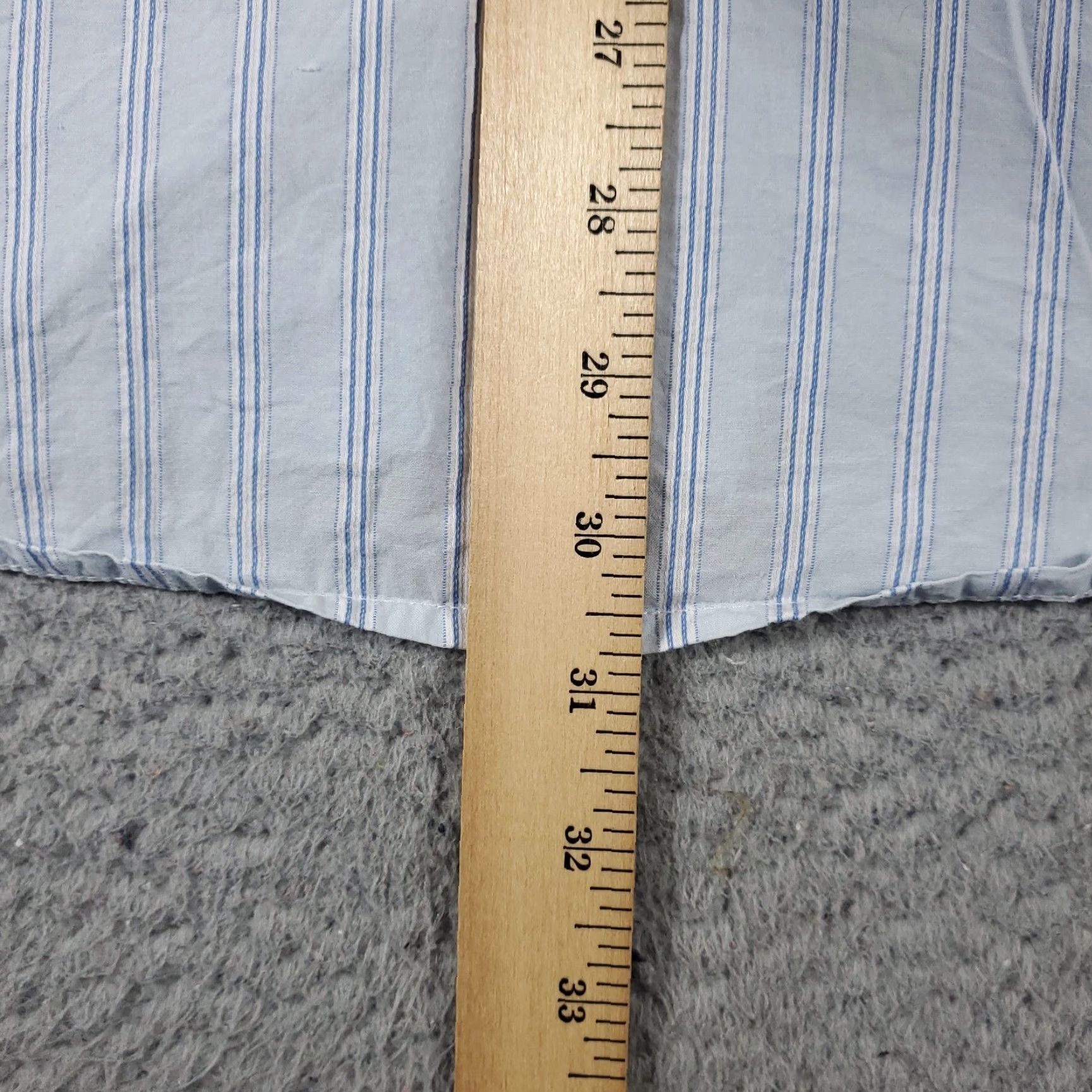 American Eagle Outfitters American Eagle Outfitters Shirt Mens Large Blue Striped Button Up Short Sleeve Casual Formal Workwear Size US L / EU 52-54 / 3 - 5 Thumbnail