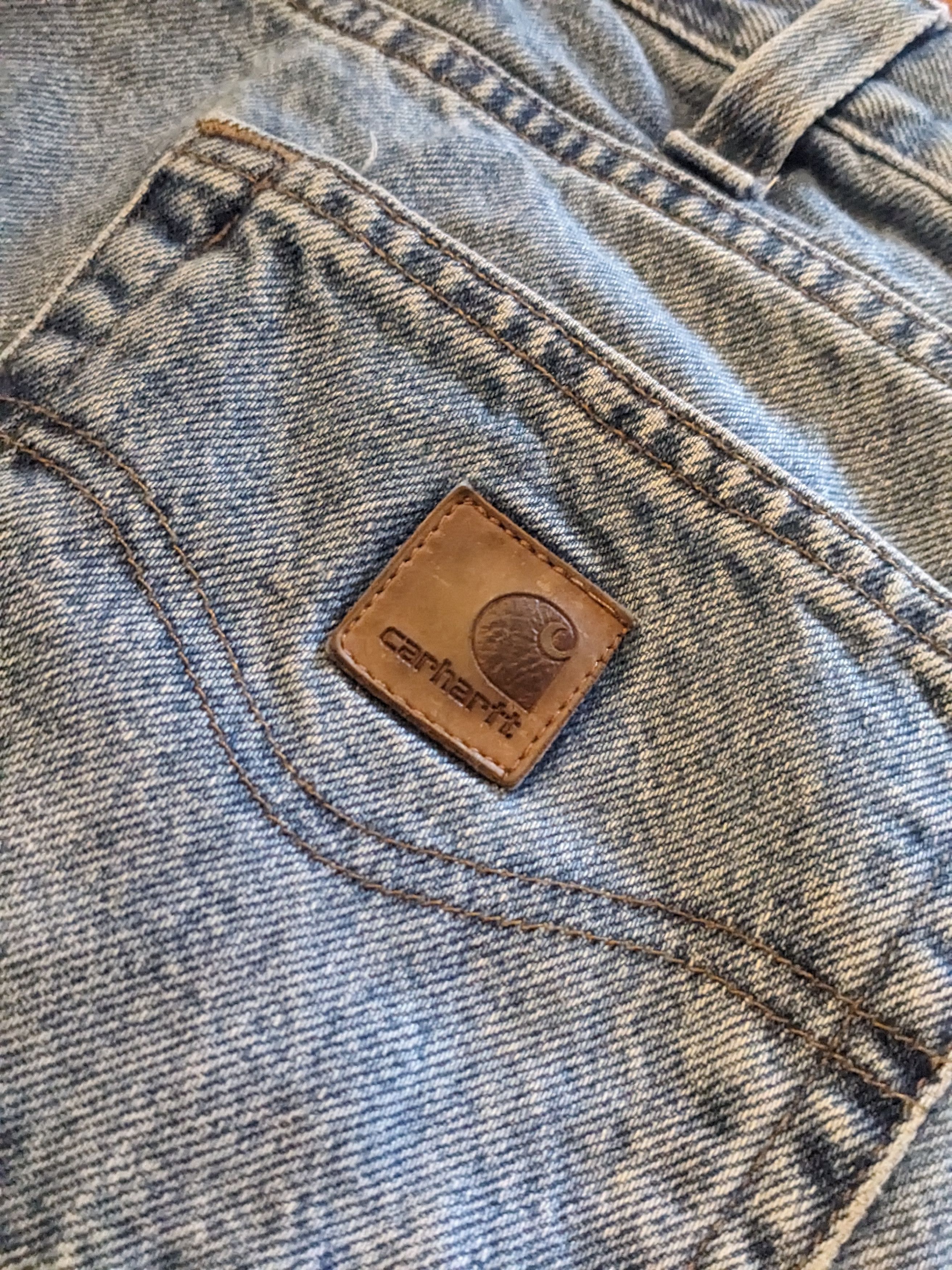 Carhartt × Vintage Vintage Carhartt B460-LVB 38 x 30 Relaxed Fit Denim Jeans Size US 38 / EU 54 - 2 Thumbnail