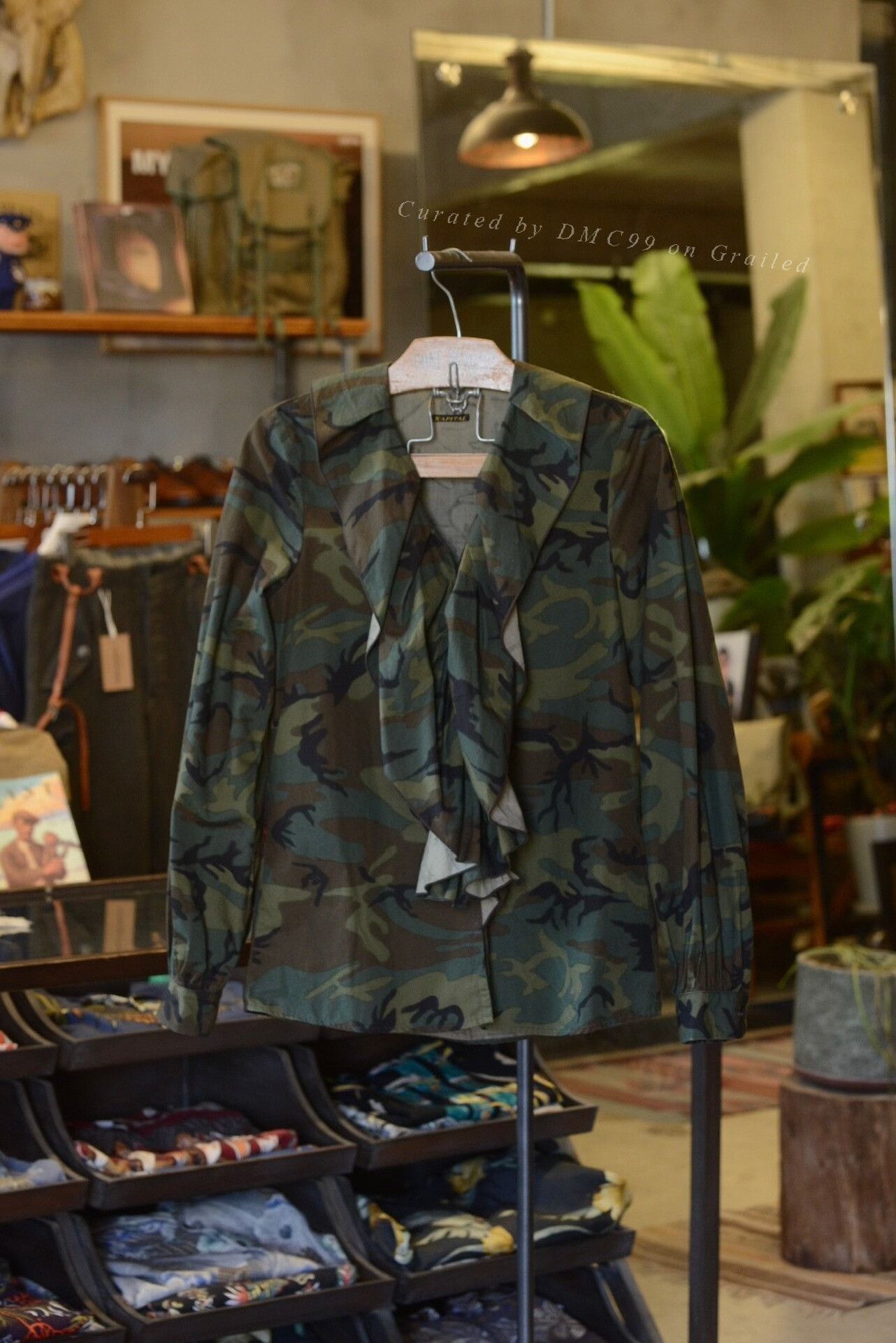 Kapital Kapital Camouflage Lace Shirt Size XS / US 0-2 / IT 36-38 - 1 Thumbnail