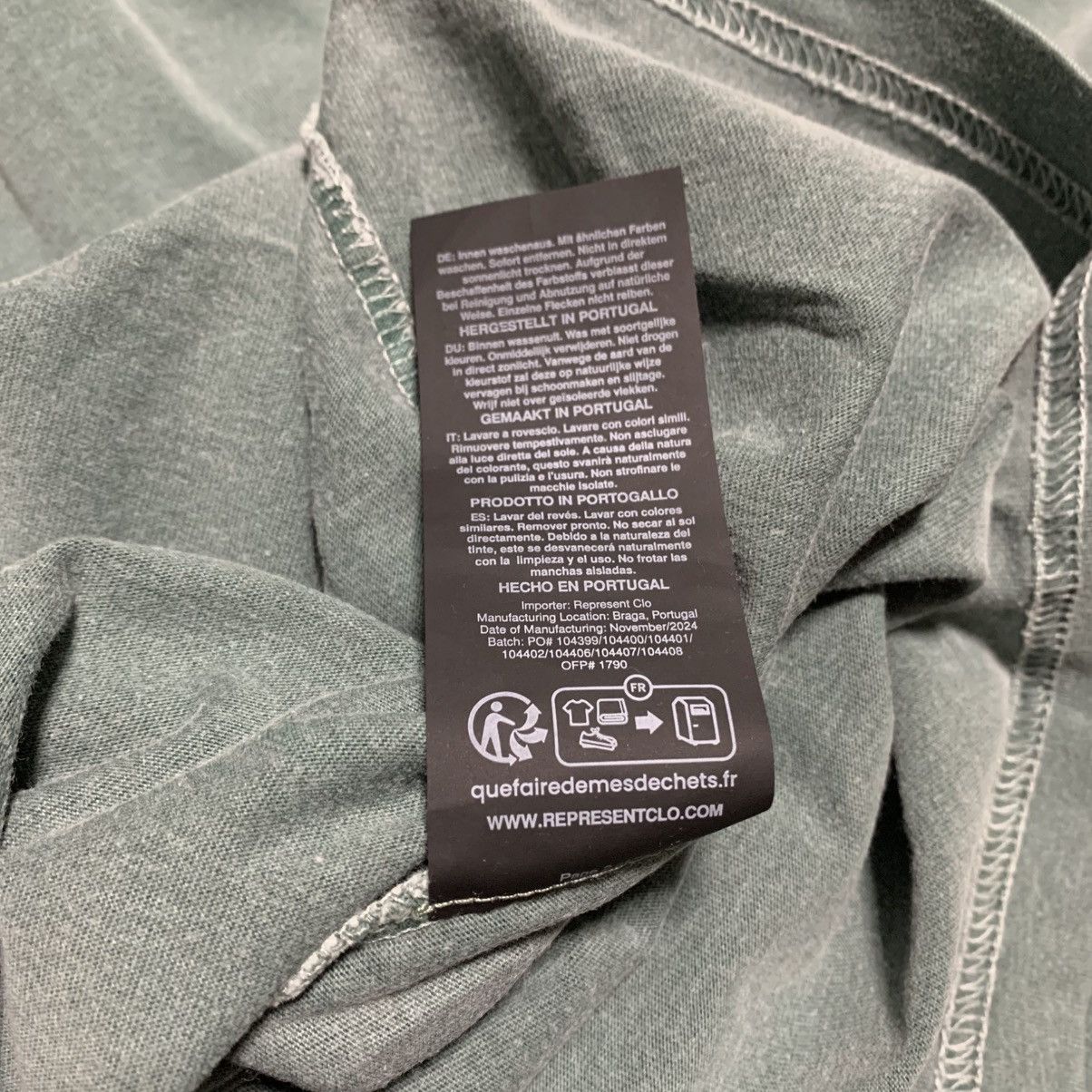 Represent Clo. Represent Medium Applique Forest Green Tee Size US M / EU 48-50 / 2 - 8 Thumbnail