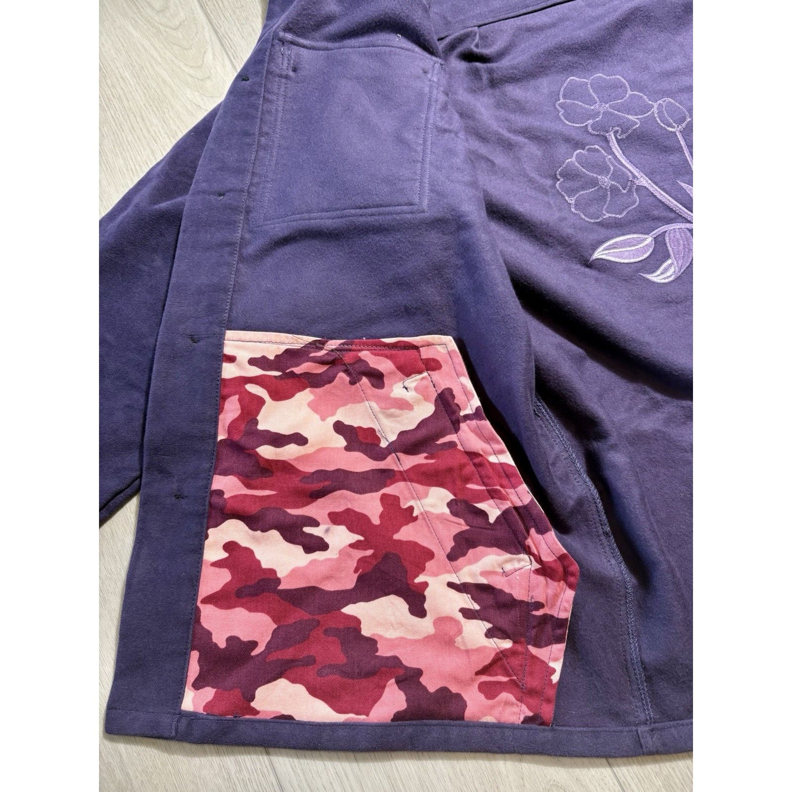 Other No One LA Purple “Respite” Floral Shirt Jacket Men’s XL RARE Size US XL / EU 56 / 4 - 6 Thumbnail