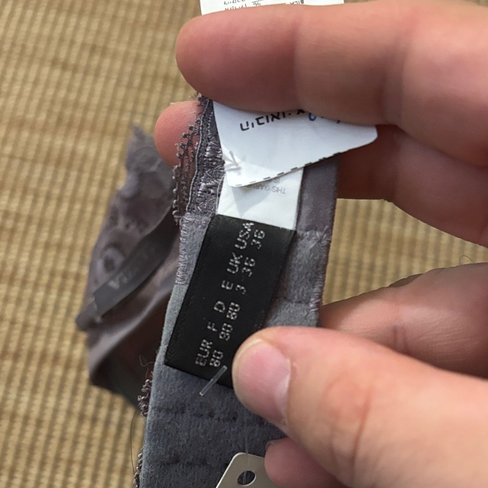 La Perla NWT Malizia by La Perla Lace Bra - Gray and Black B36 Size ONE SIZE - 3 Thumbnail
