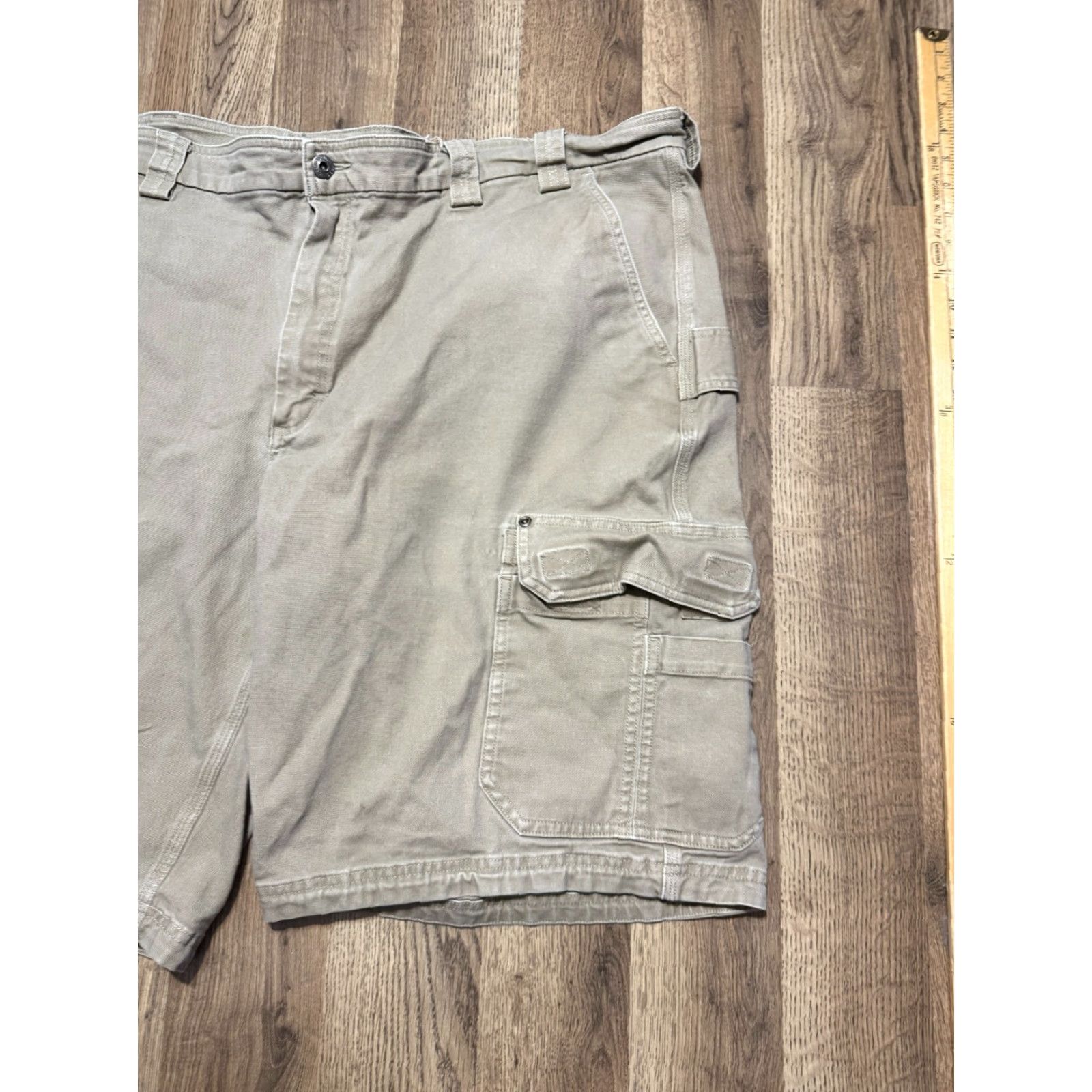 CO Duluth Trading Co Shorts Cargo Pockets Brown Size 48 Men Flex Fire Hose Outdoor Workwear Pants Mens Size US 32 / EU 48 - 3 Thumbnail