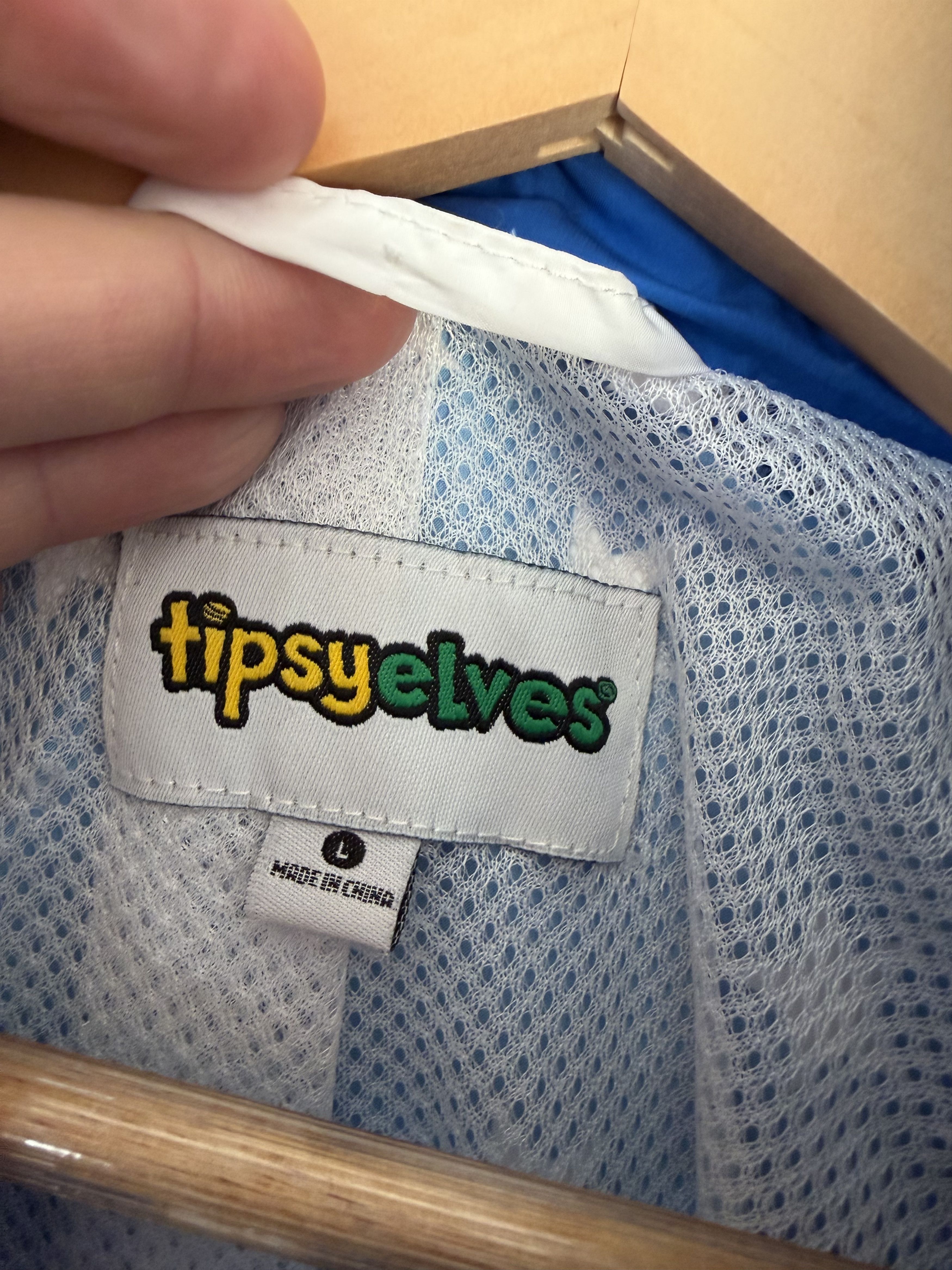 Tipsy Elves Tipsyelves USA Eagle Flag Windbreaker Jacket Large L Size US L / EU 52-54 / 3 - 3 Thumbnail