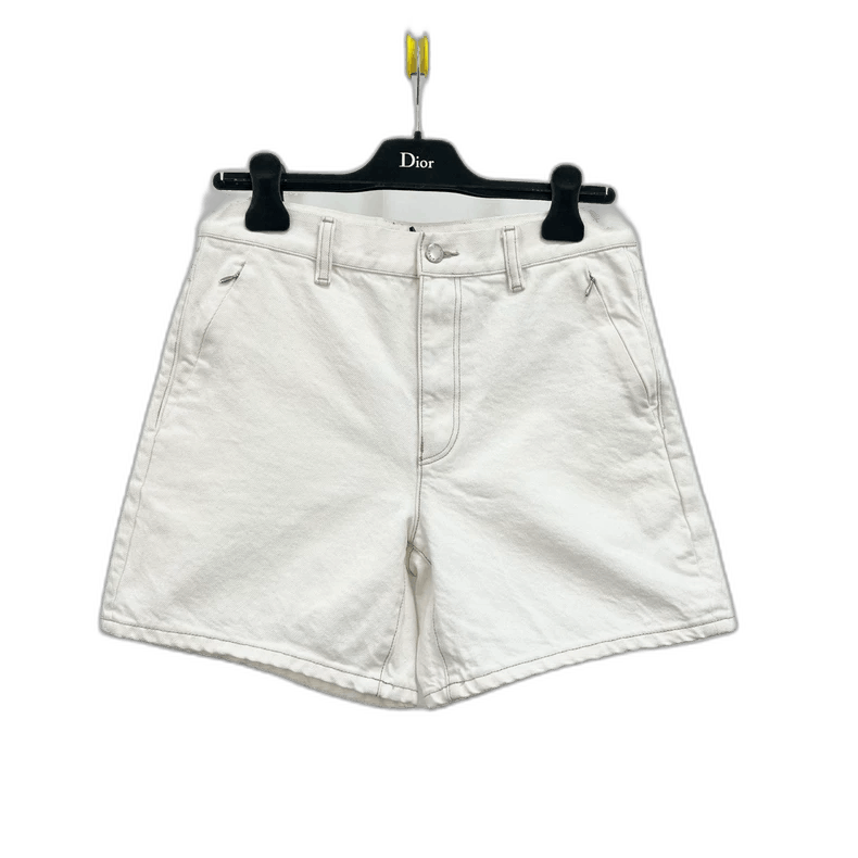 Alexander Wang Alexander Wang White Denim Shorts W26 Size 26" / US 2 / IT 38 - 1 Thumbnail