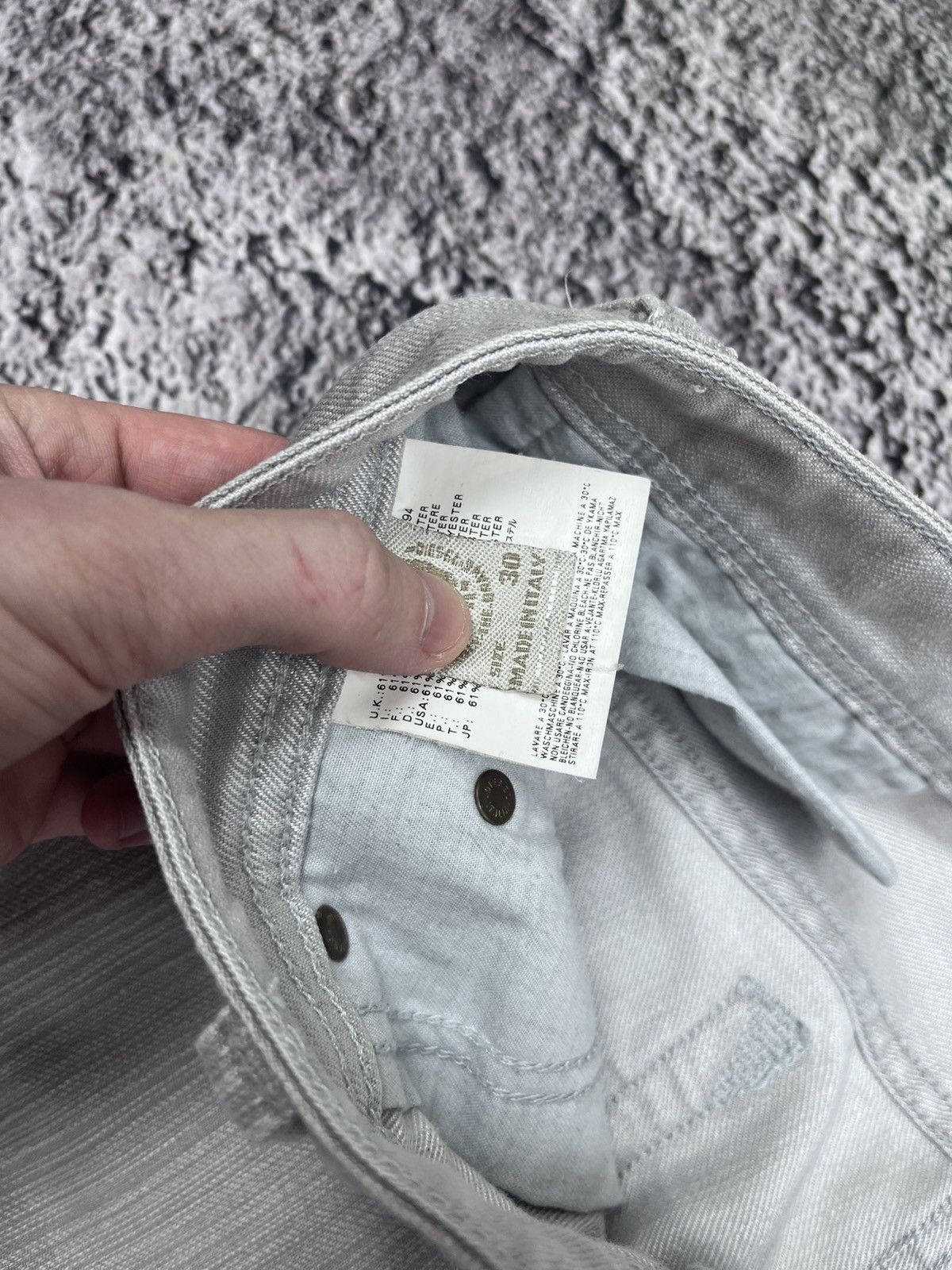 Diesel Vintage Diesel Safado Sick Faded Washed Denim Size US 30 / EU 46 - 11 Thumbnail