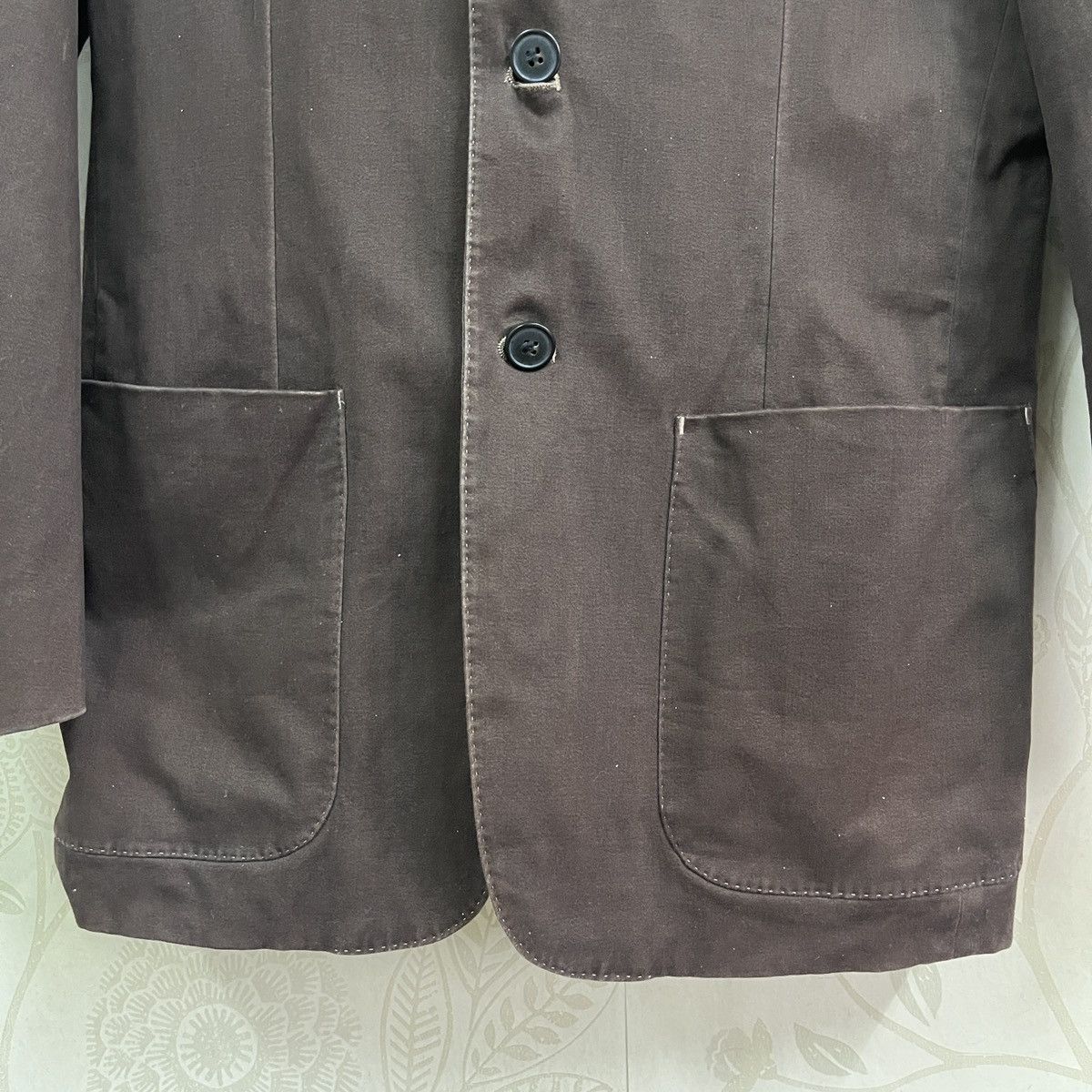 Kansai Yamamoto Kansai Yamamoto Homme Three Buttons Coat Jacket Size US M / EU 48-50 / 2 - 2 Thumbnail