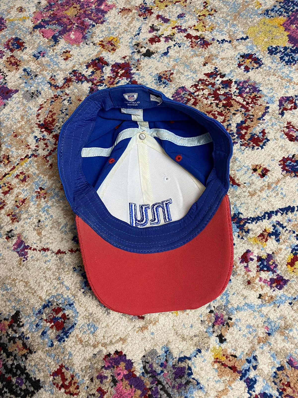 Reebok Classic Reebok NY New York Giants NFL Equipments Onfield Hat Size 42 - 7 Thumbnail
