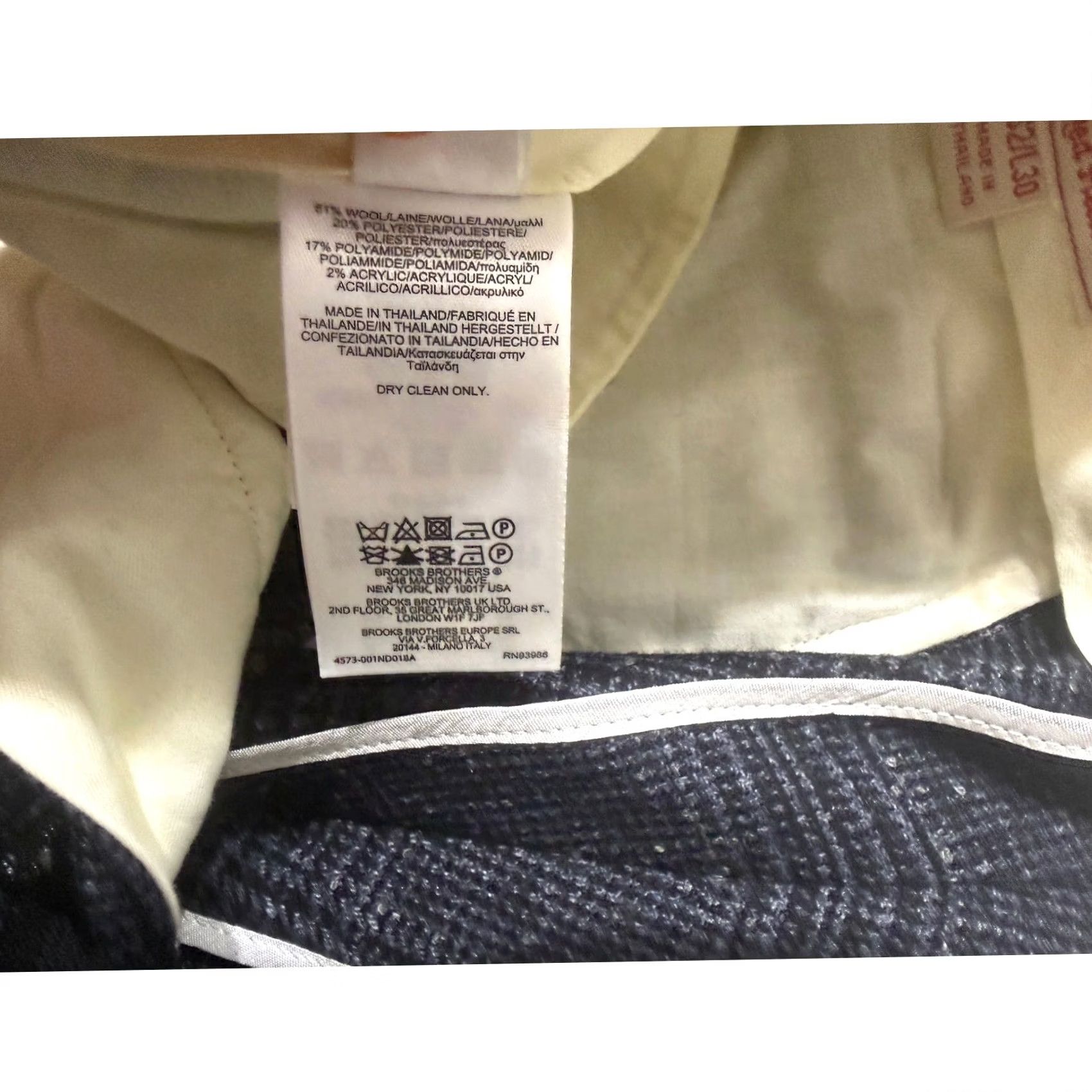 Brooks Brothers Brooks Brothers Red Fleece Dress Pants Men 32 Regular Inseam 30 Gray Wool Plaid Straight ZZ1 Size US 32 / EU 48 - 5 Thumbnail