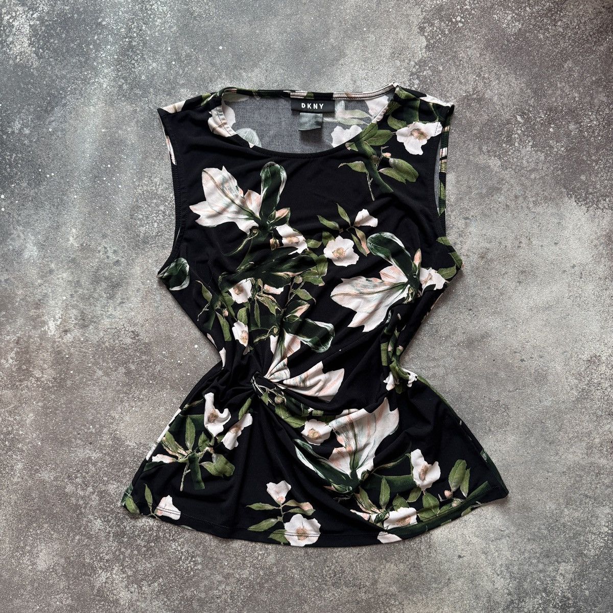 DKNY DKNY Super Sexy Floral Y2K Tank Top / Blouse Size S / US 4 / IT 40 - 1 Thumbnail