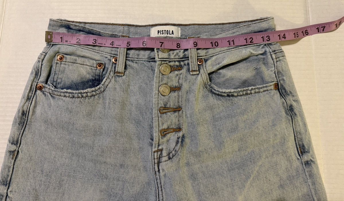 Pistola Pistola Women’s Charlie Denim Frayed High Rise Jeans 25” Size 25" / US 0 / IT 36 - 6 Thumbnail