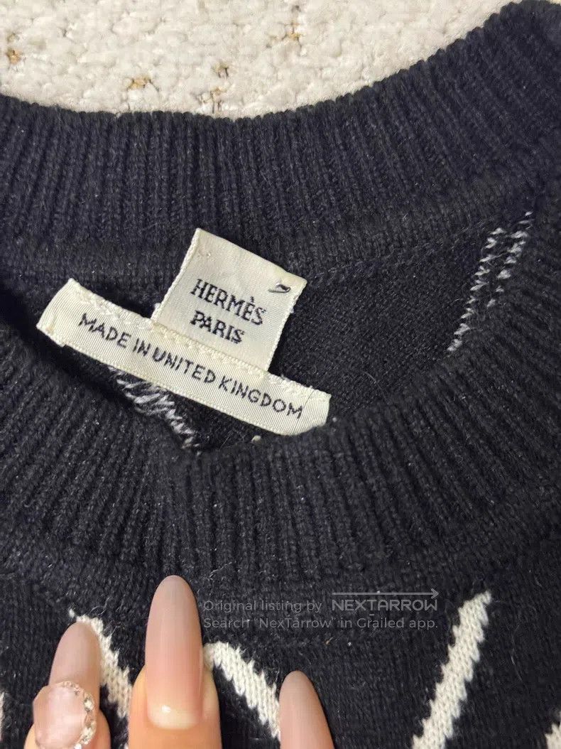 Hermes Hermes Cashmere Sweater Size S / US 4 / IT 40 - 2 Thumbnail