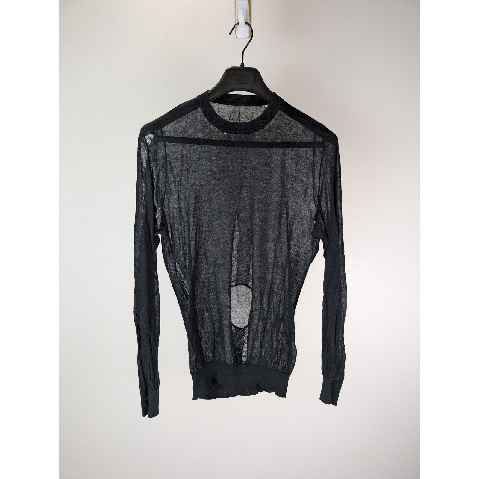 o1rshd1 See Through Shirt Thermal in Black