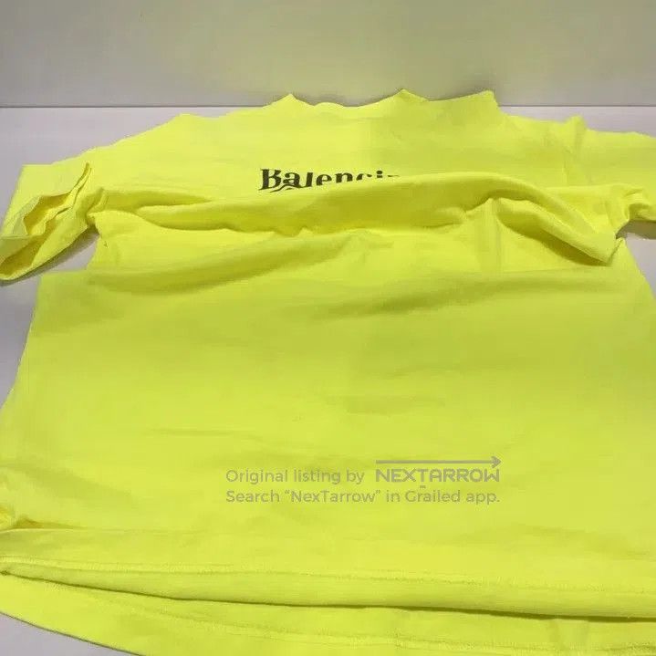 Balenciaga Balenciaga Logo Wave Print Short Sleeve T. Size US XXS / EU 40 - 9 Thumbnail
