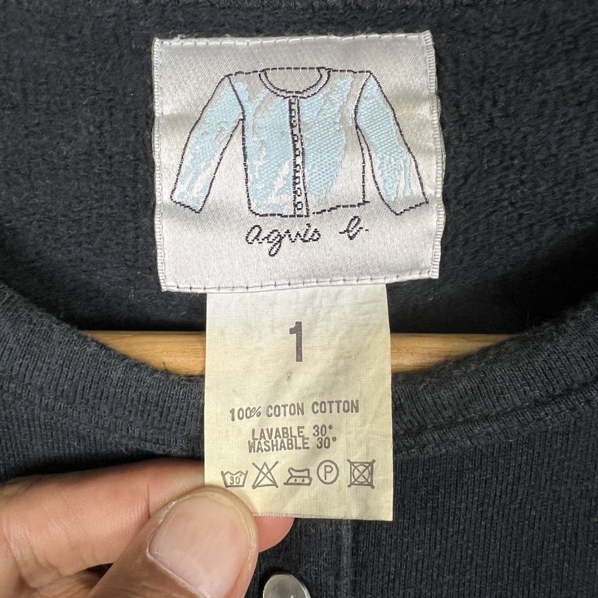 agnes b. 🔥 Agnes B Snap Button Cardigan Size S / US 4 / IT 40 - 10 Thumbnail