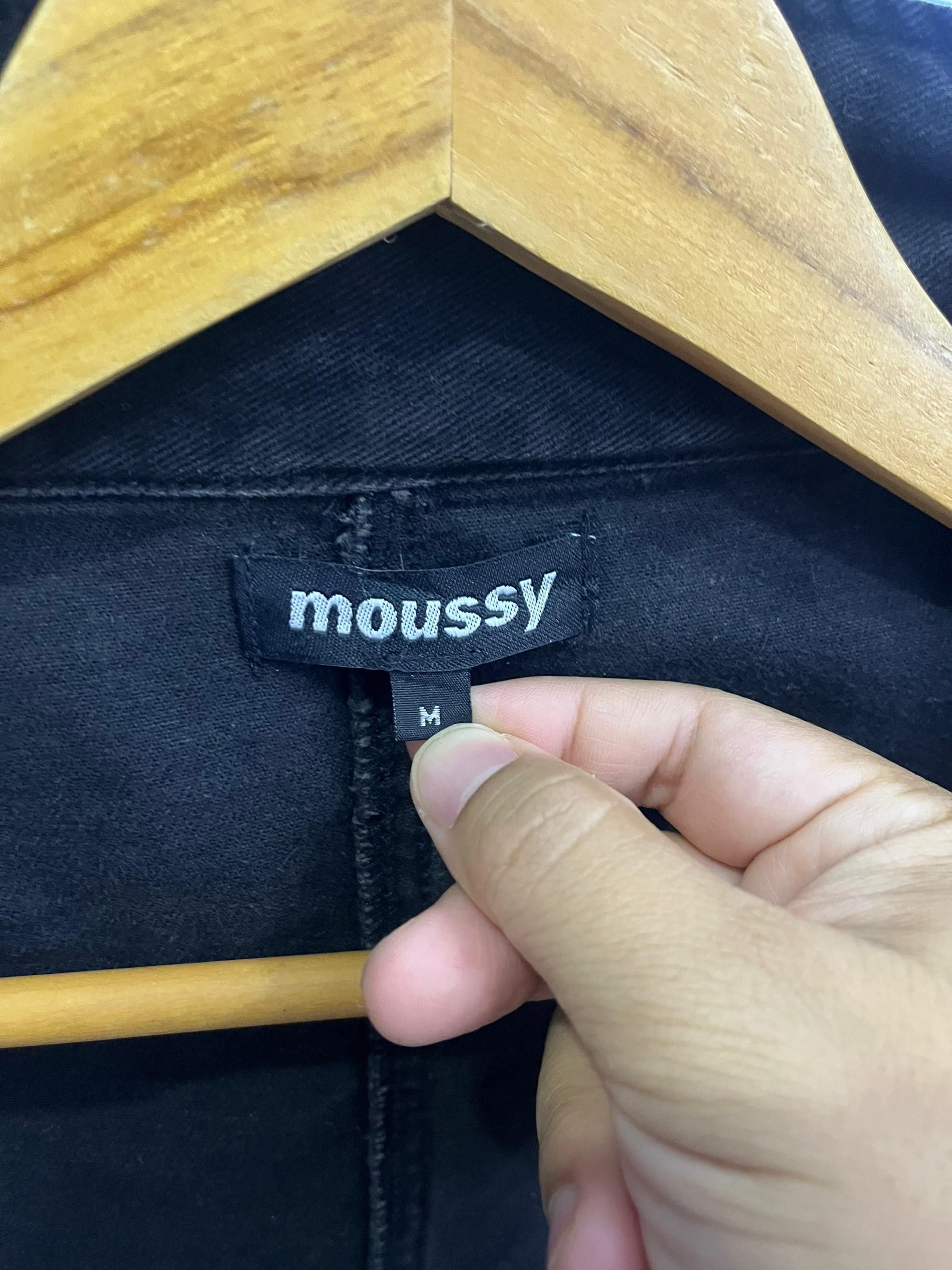 MOUSSY MOUSSY Washed Black Utility Jacket (Women’s M) Size US M / EU 48-50 / 2 - 6 Thumbnail