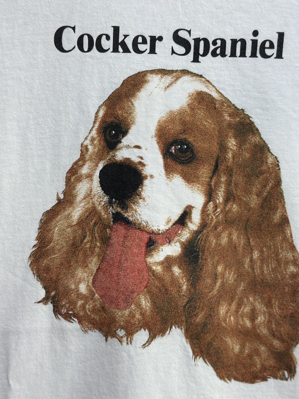 Vintage Vintage Blue Wave Cocker Spaniel Faded Tee Size US L / EU 52-54 / 3 - 2 Thumbnail