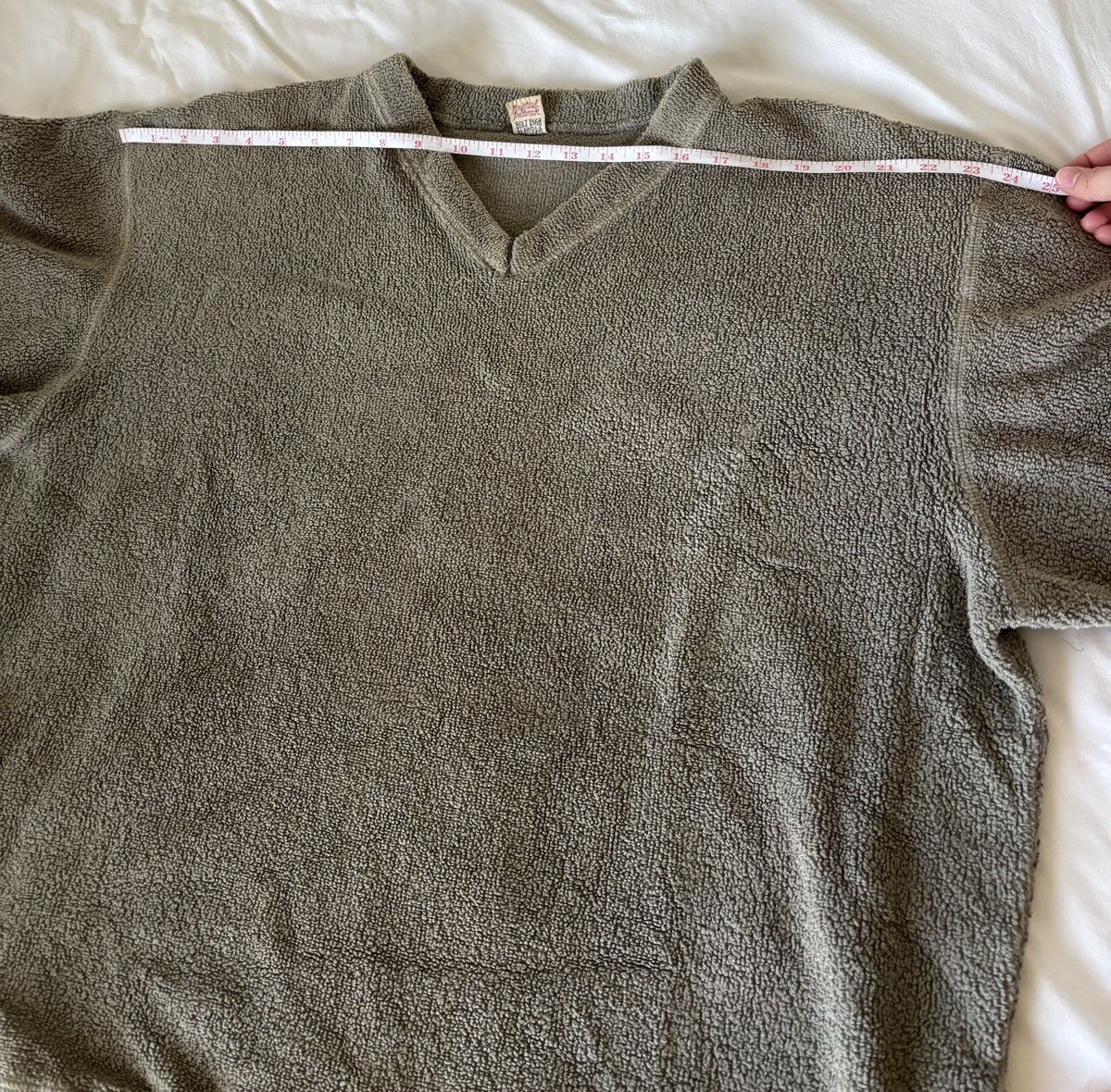 Stussy 90s Stüssy Workgear Terry Cloth V-Neck - Made in USA Size US L / EU 52-54 / 3 - 5 Thumbnail