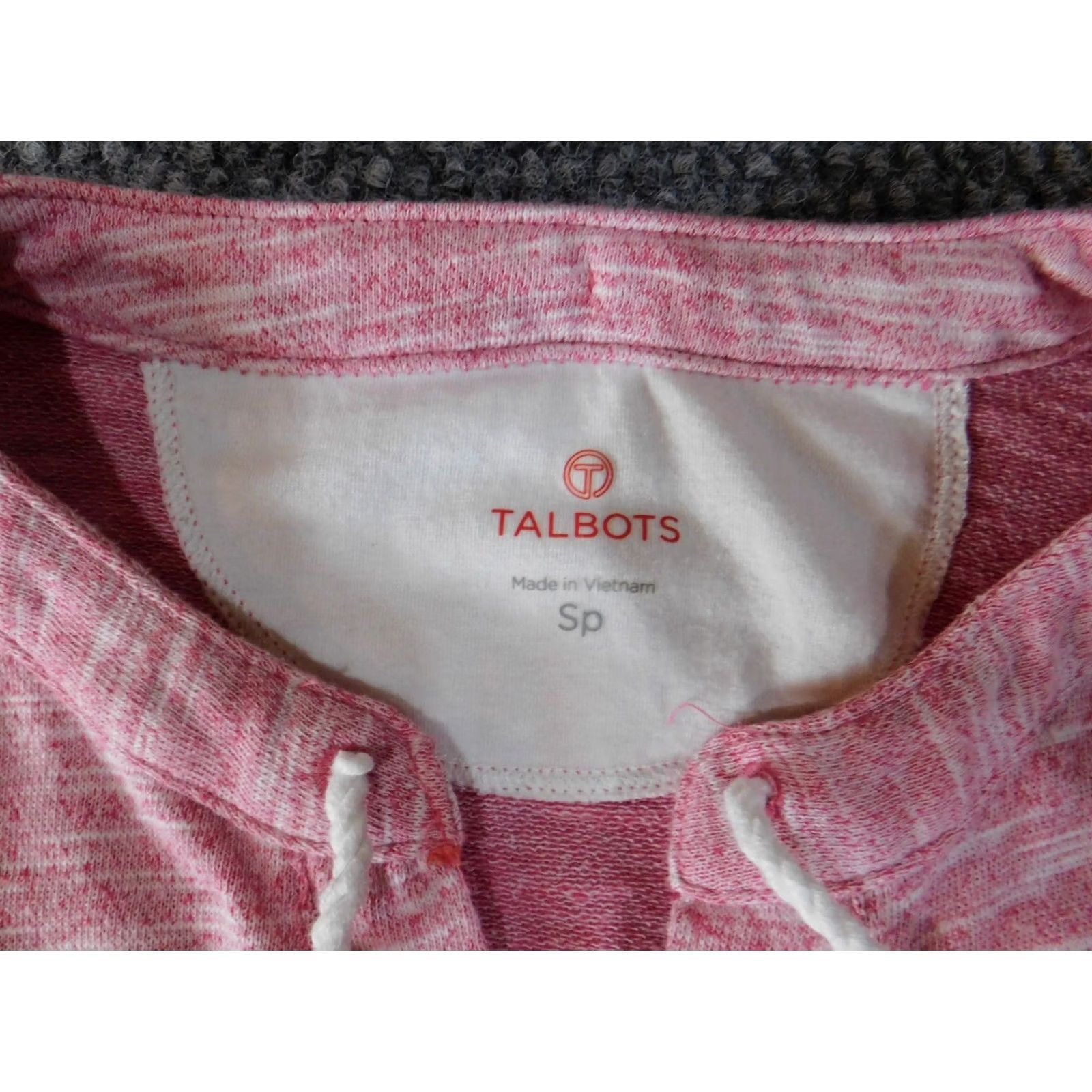 Talbots Talbots Womens Sweater Pullover PS Petite Pink Solid Round Neck Long Sleeve Casual Modern Knit Pullover Cotton Polyester Stretch Mens? Size S / US 4 / IT 40 - 4 Thumbnail