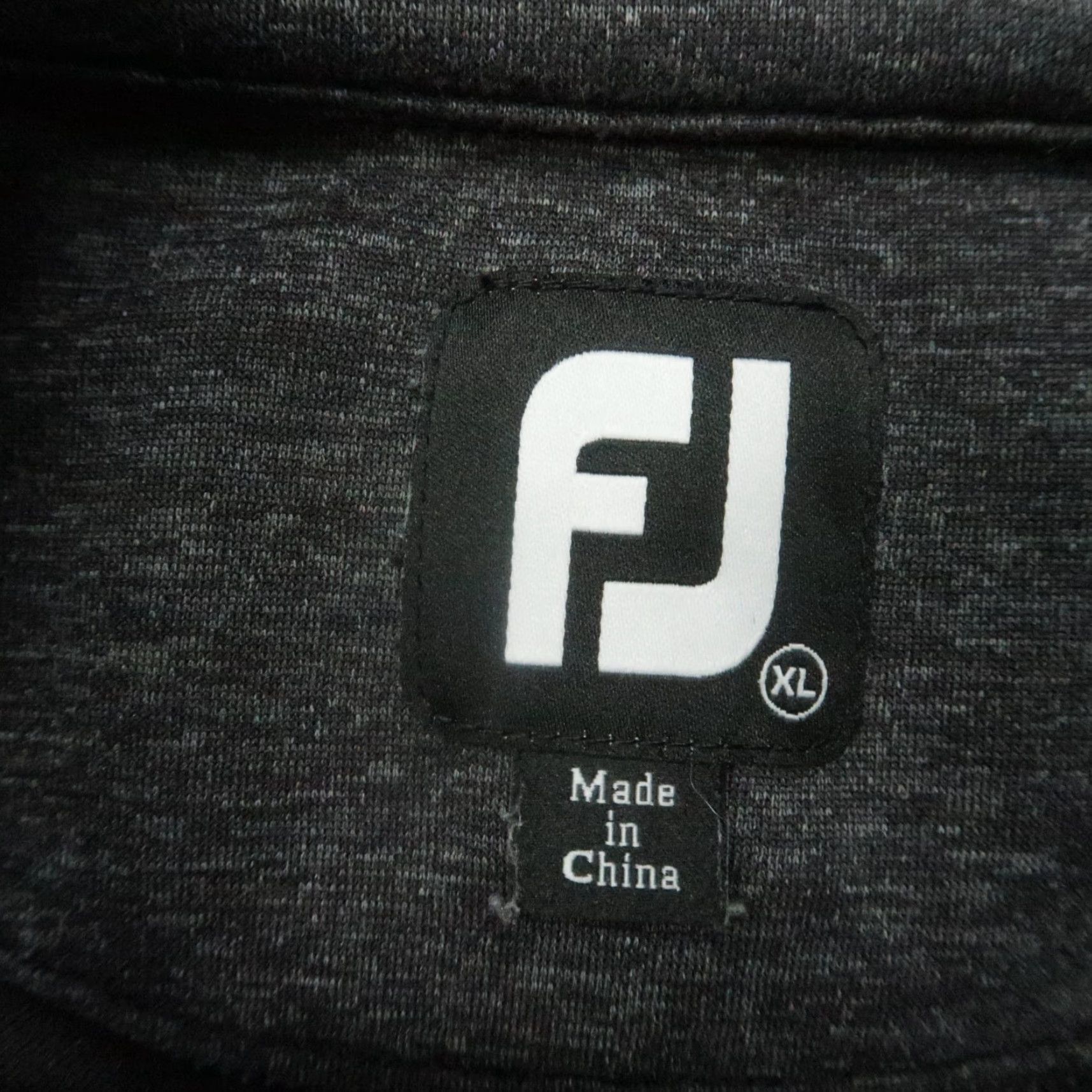 Footjoy FootJoy Pullover Mens XL Black Gray Heather Yoke Half Zip Minnesota Valley CC Casual Shirt Size US XL / EU 56 / 4 - 3 Thumbnail