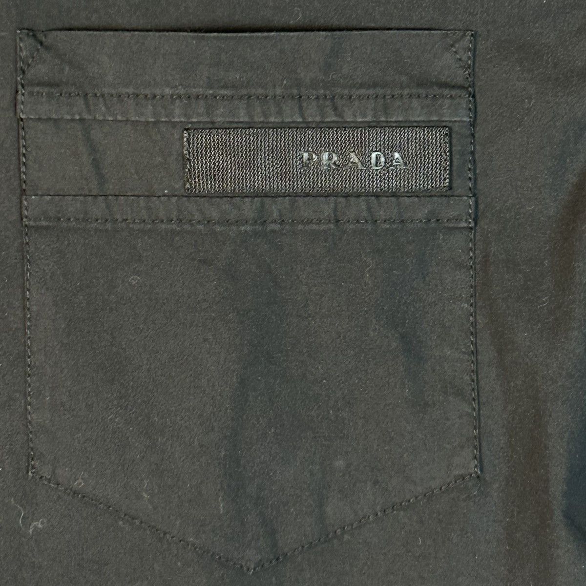 Prada Prada Black short sleeve shirt with logo Size US M / EU 48-50 / 2 - 6 Thumbnail