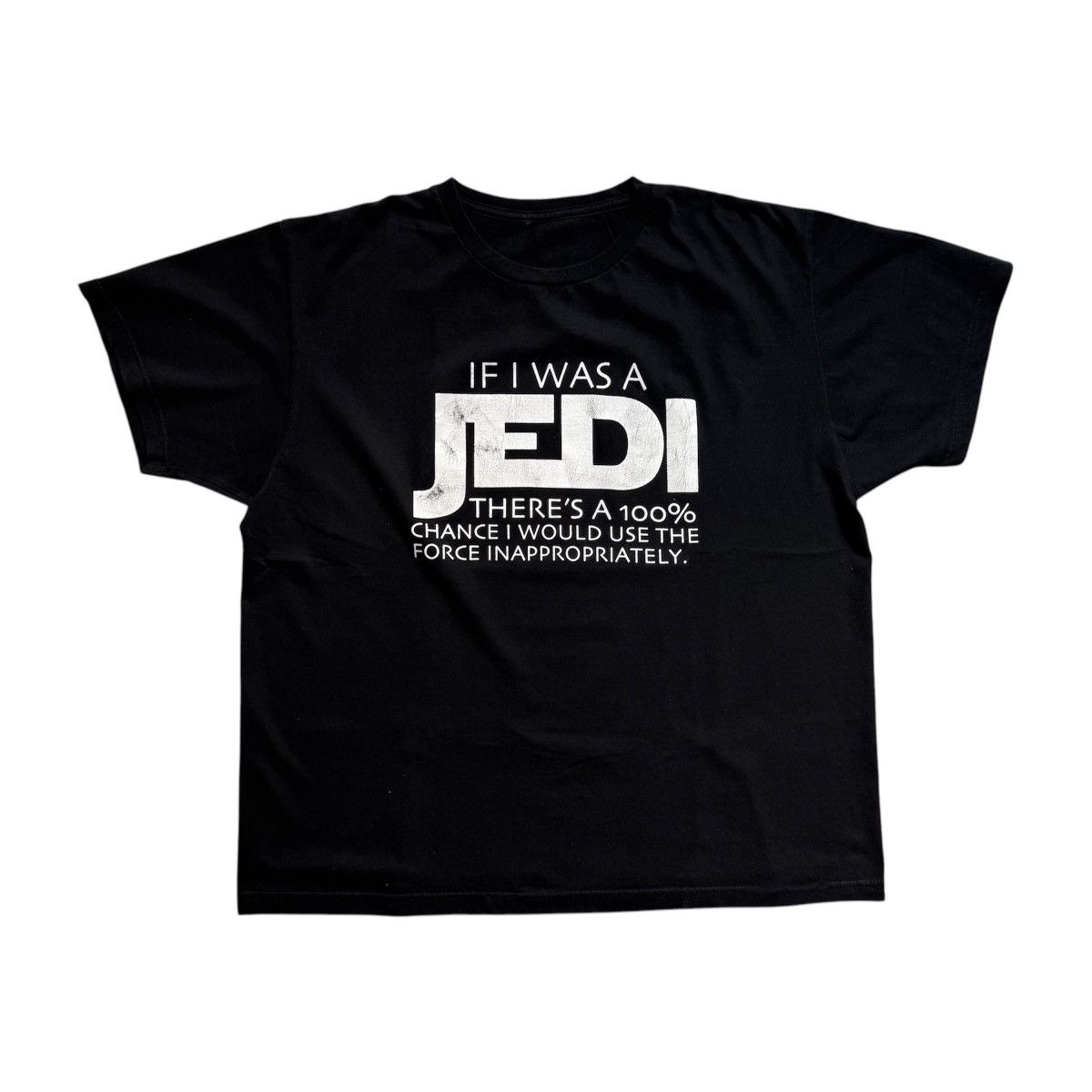 Star Wars × Vintage Vintage Y2K Bad Jedi Funny T-Shirt Size US XL / EU 56 / 4 - 1 Thumbnail