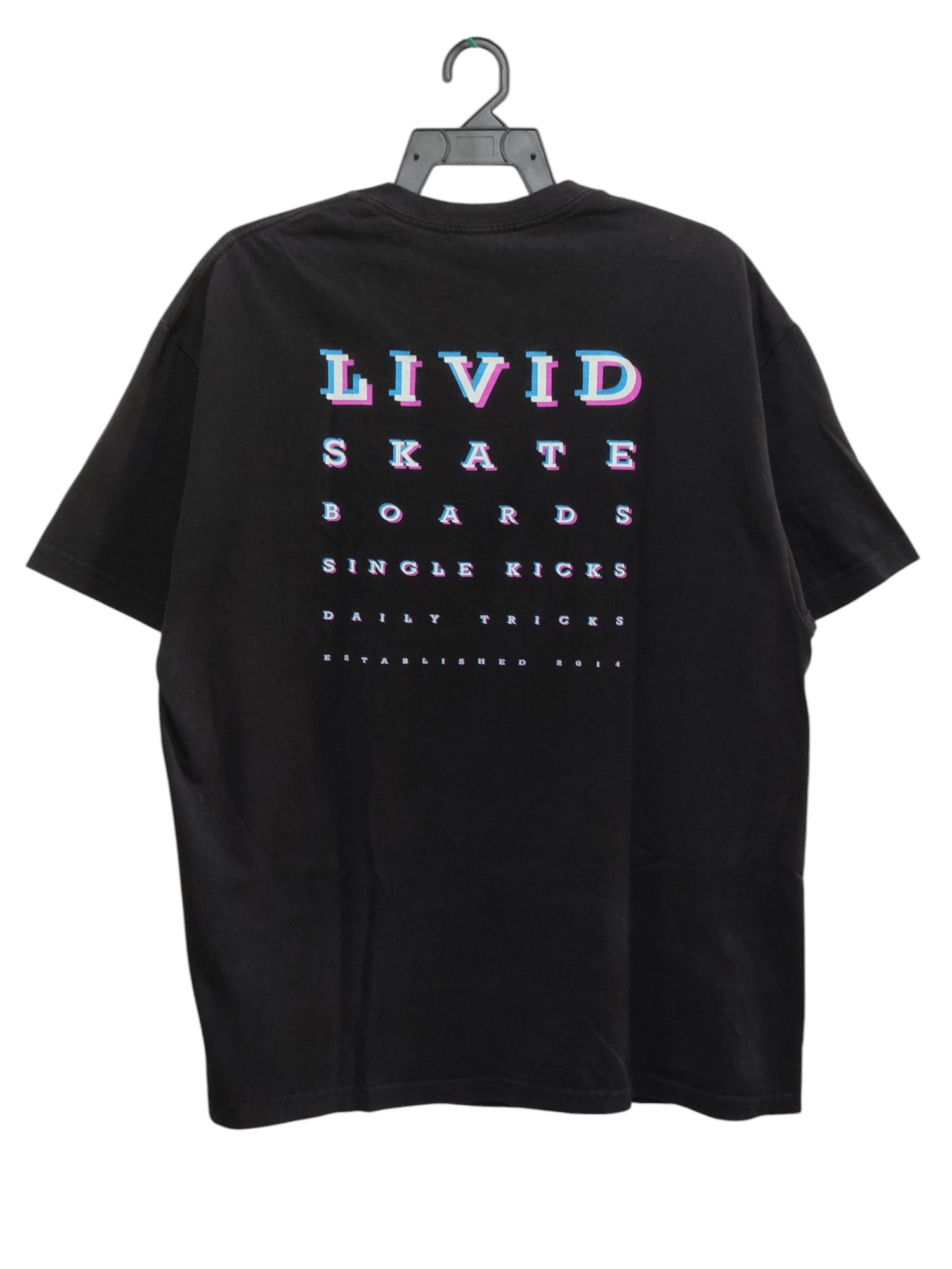 Livid LIVID SKATEBOARD mens black tee Size US XL / EU 56 / 4 - 2 Thumbnail