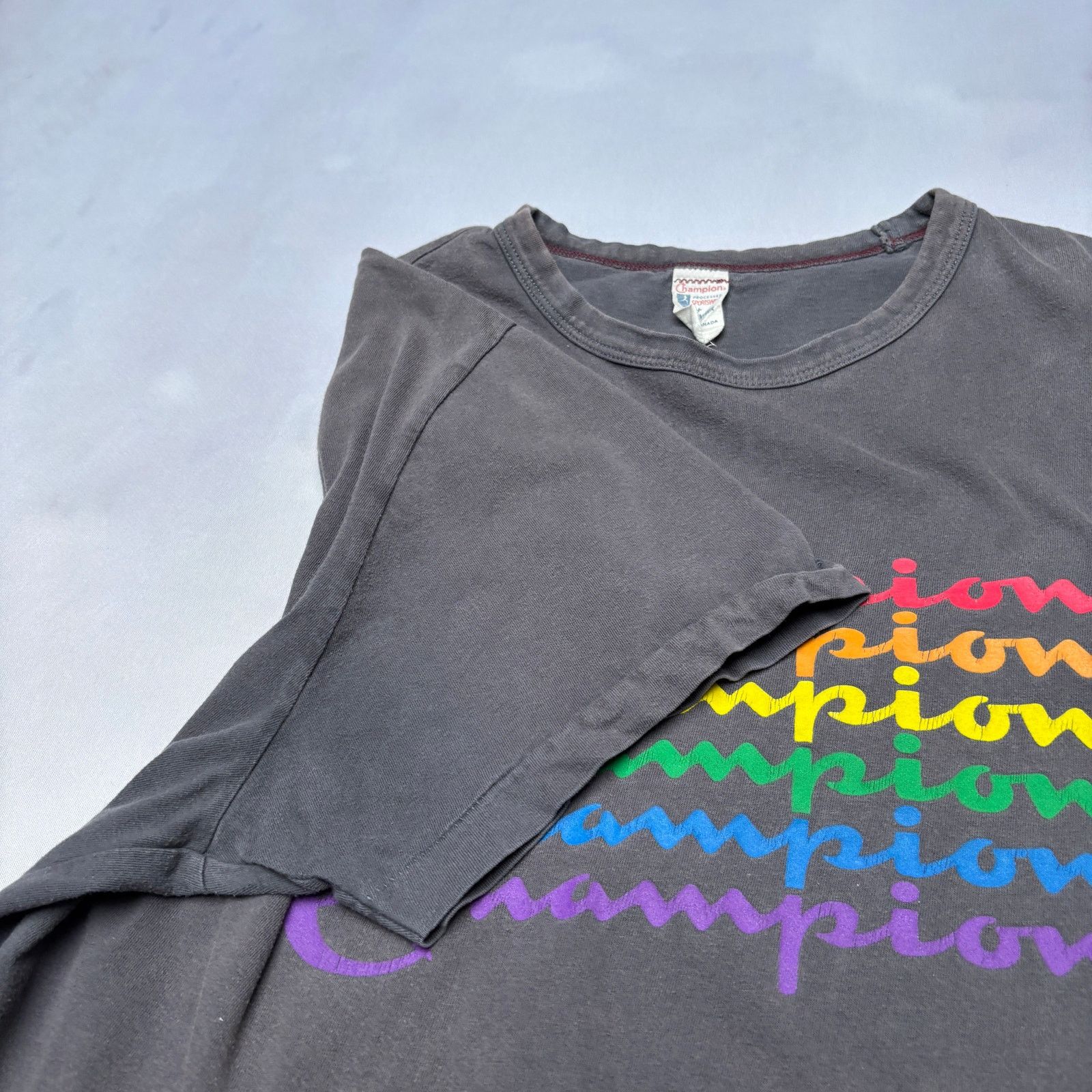 Todd Snyder Todd Snyder Champion Rainbow Running Man T Shirt Men's XL Size US XL / EU 56 / 4 - 9 Thumbnail