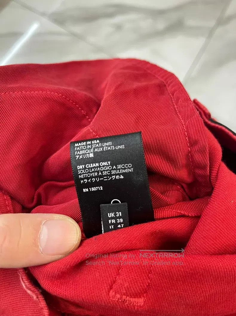 Amiri Amiri Size 30 red jeans Size US 30 / EU 46 - 7 Thumbnail