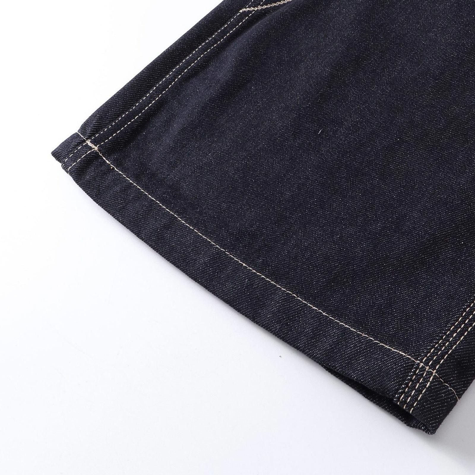 Japanese Brand Black Wide Leg Denim Jeans, Loose Fit Carpenter Pants Size US 30 / EU 46 - 4 Thumbnail