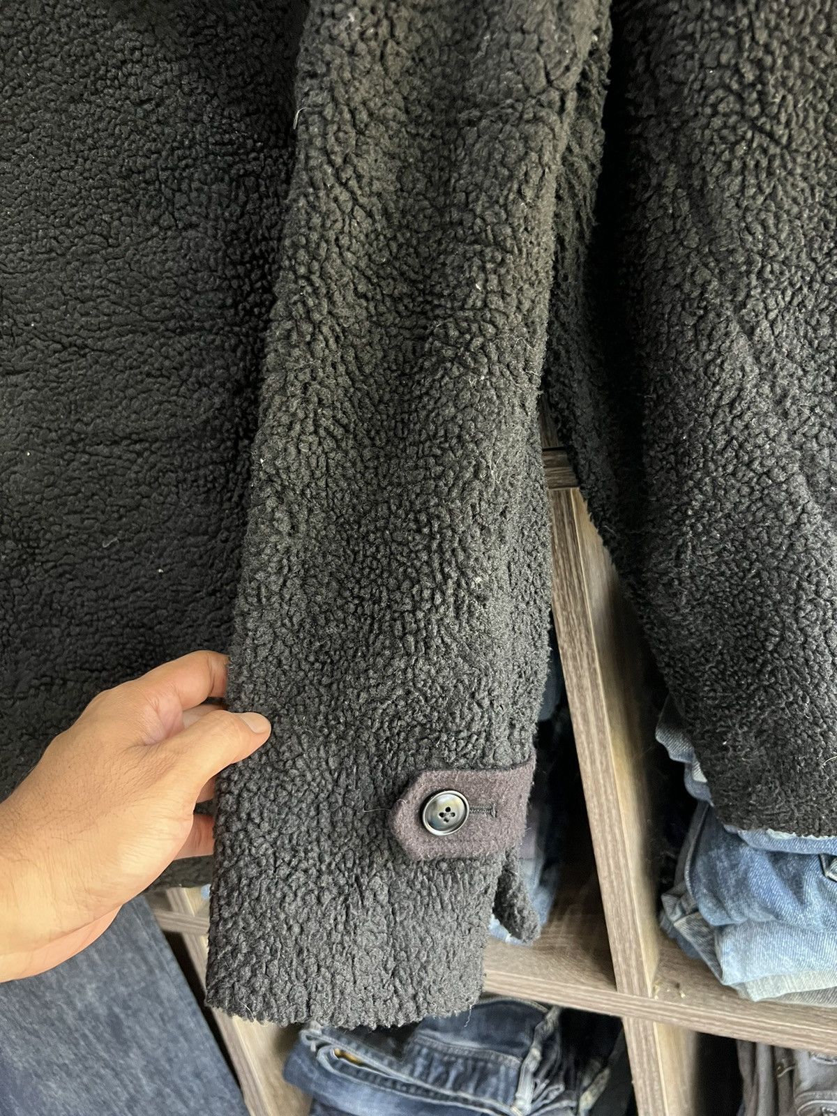 Golden Bear 🔥Golden Bear Deep Pile Sherpa Button Jacket Size US S / EU 44-46 / 1 - 4 Thumbnail