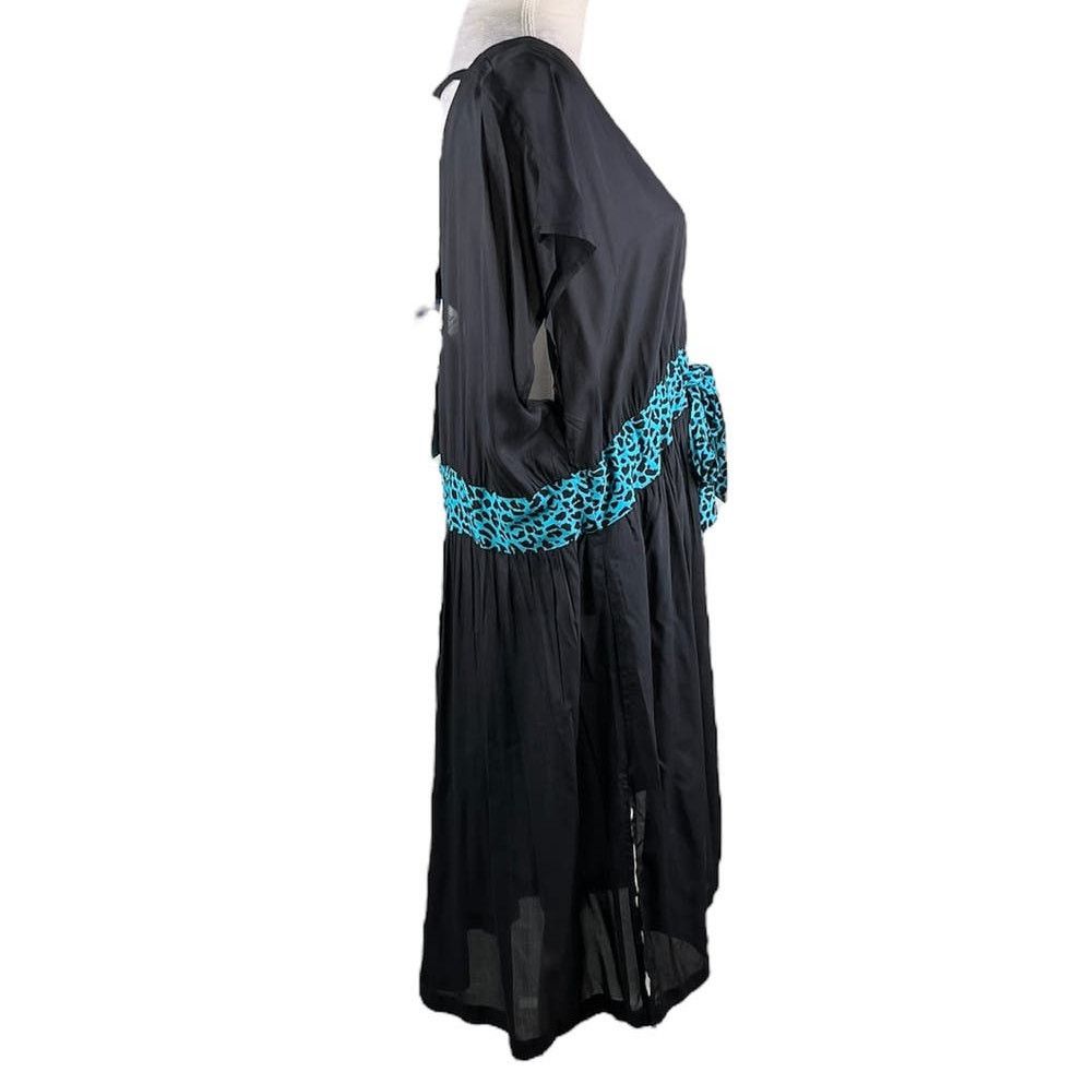 Other Swimsuits For All Coverup Dress 14/16 Black Belt New Size XL / US 12-14 / IT 48-50 - 10 Thumbnail