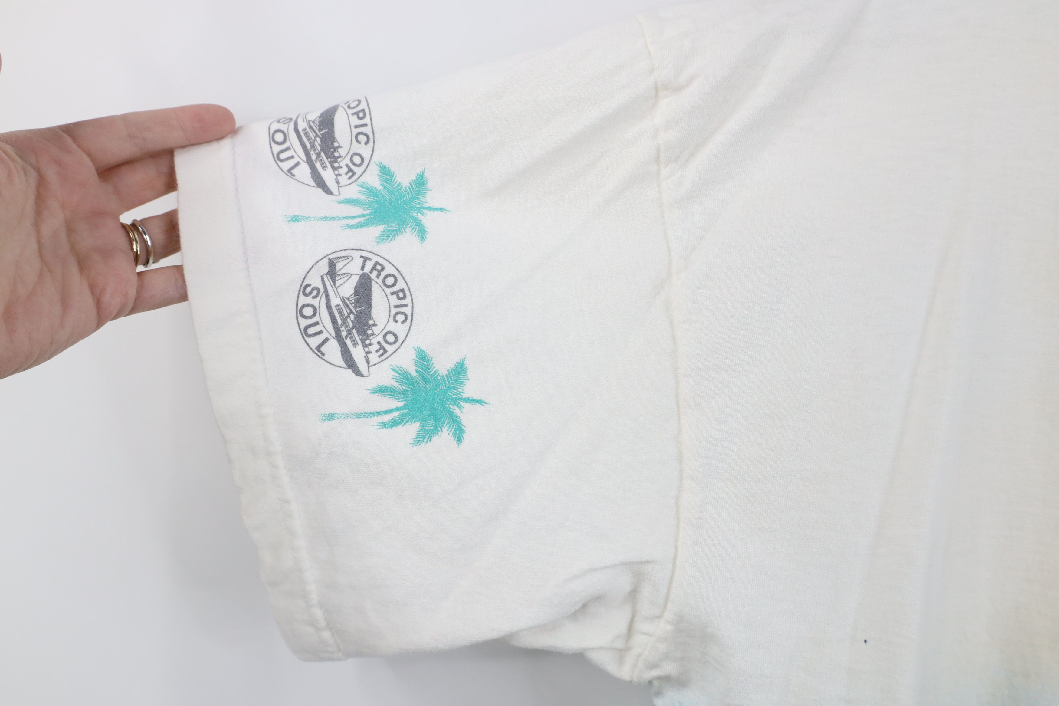 Vintage Vintage 90s Streetwear Caribbean Clipper Plane T-Shirt USA Size US L / EU 52-54 / 3 - 8 Thumbnail