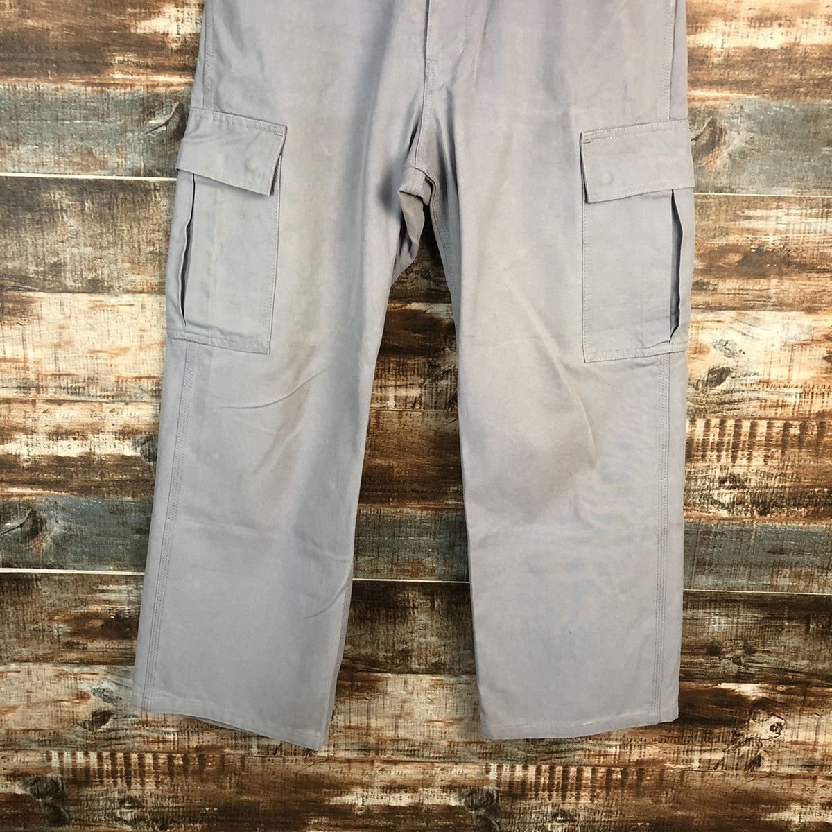Carhartt DL Carhatt Grey Cargo Multipocket Pants #C109 Size US 32 / EU 48 - 4 Thumbnail