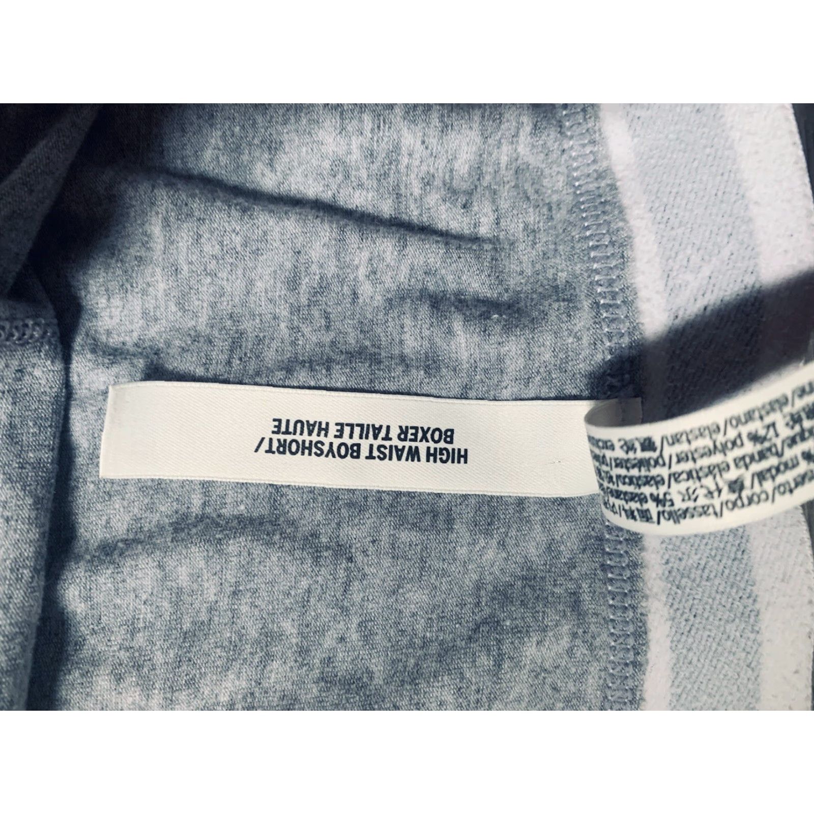 Victoria's Secret Victoria's Secret Pink XL Boyshort Panties Logo High Waist Cotton Gray Womens Panties Boyshorts Size 40" / US 18 - 3 Thumbnail