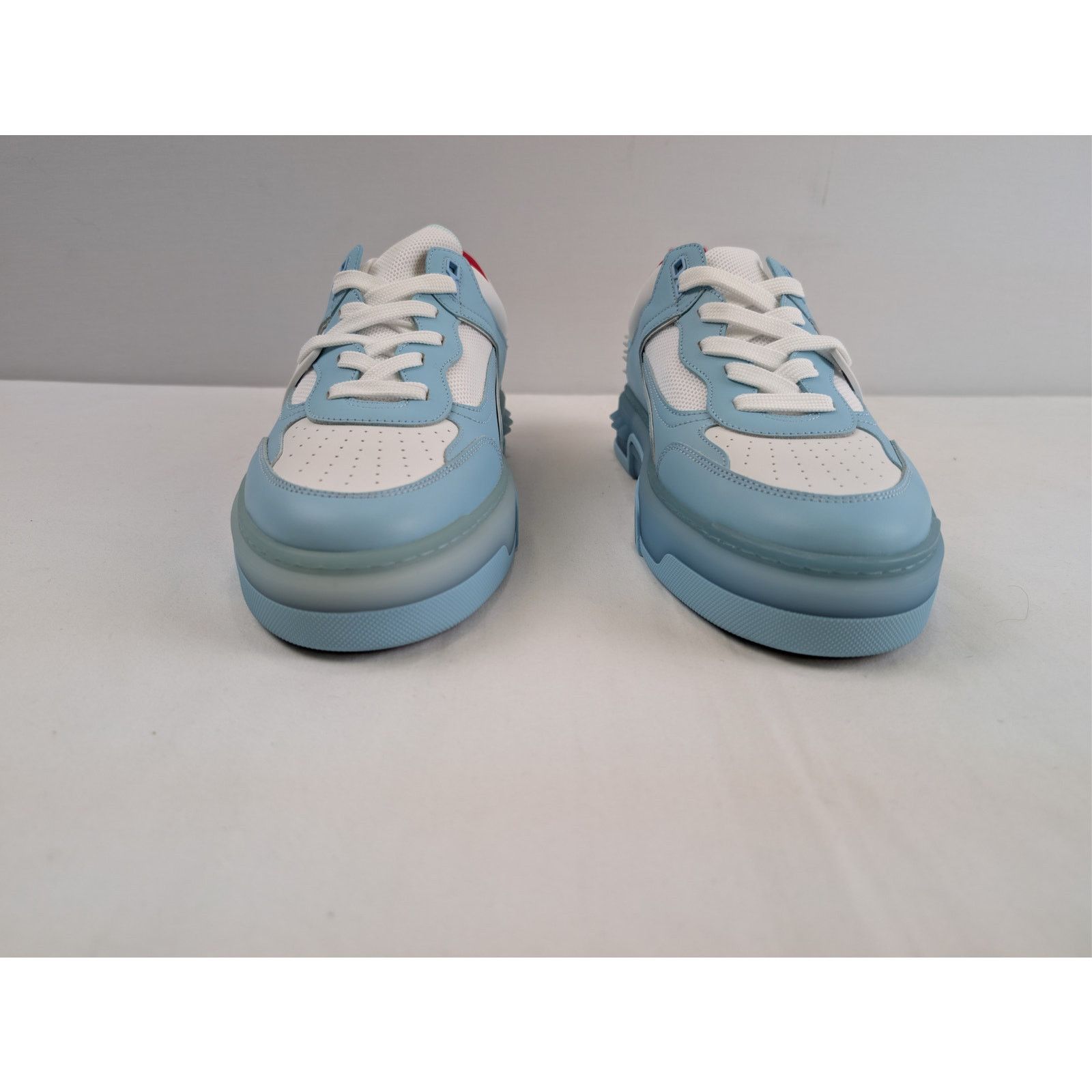 Christian Louboutin o1rshd1 Astroloubi low-top sneaker in light blue and white Size US 12 / EU 45 - 10 Thumbnail