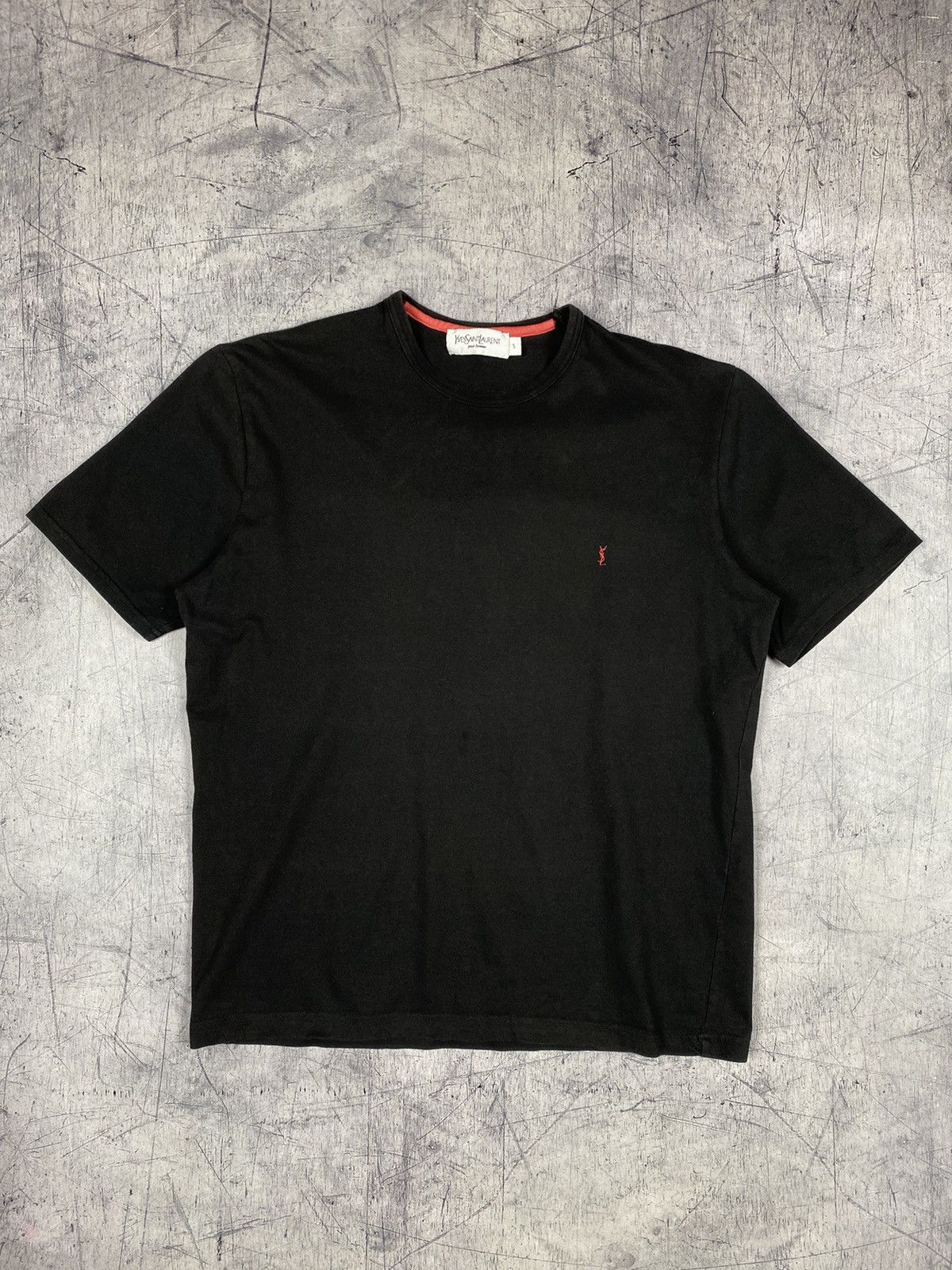 Vintage × Yves Saint Laurent Vintage Yves Saint Laurent YSL Basic tee 90’s Size US S / EU 44-46 / 1 - 2 Thumbnail